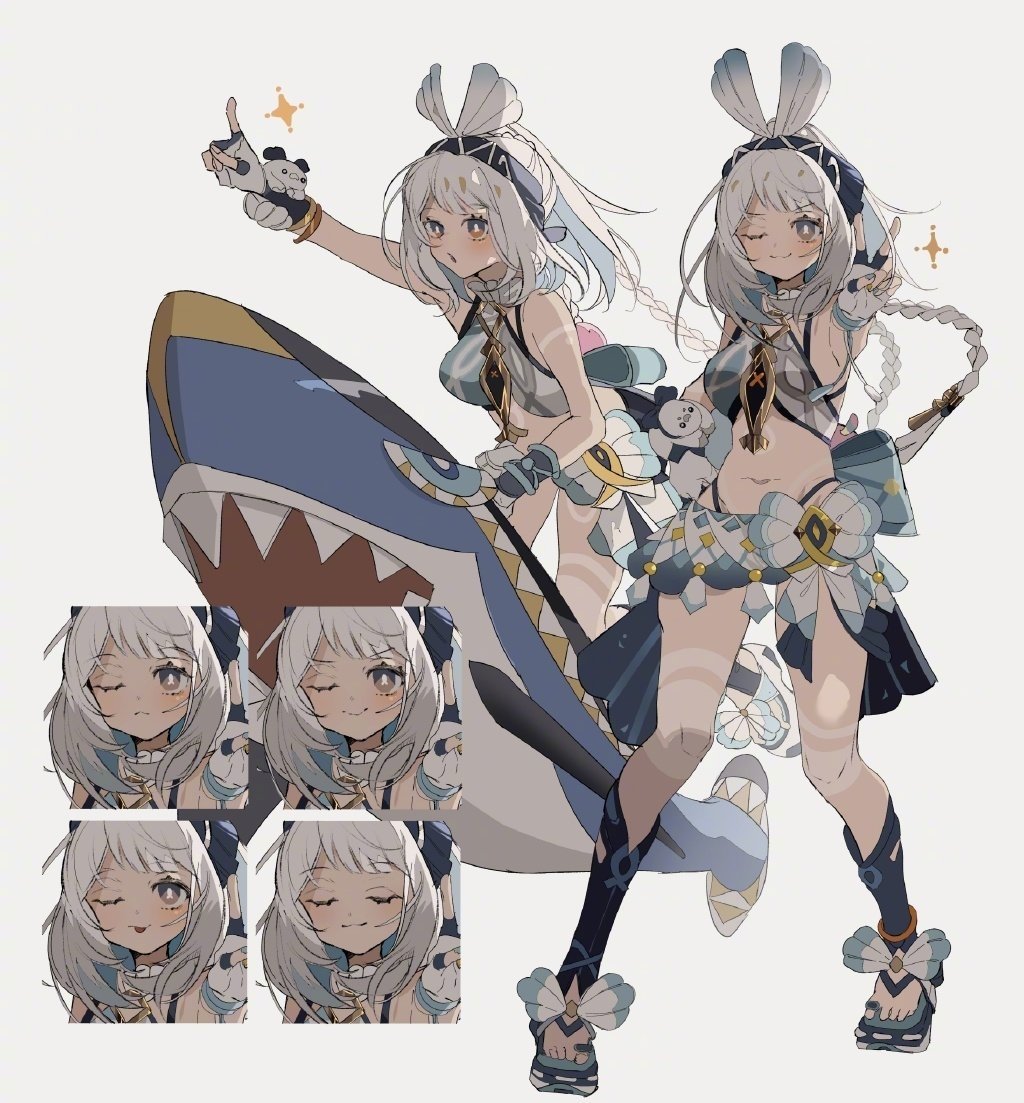 可爱的女孩子。 X:colordifference ​​​