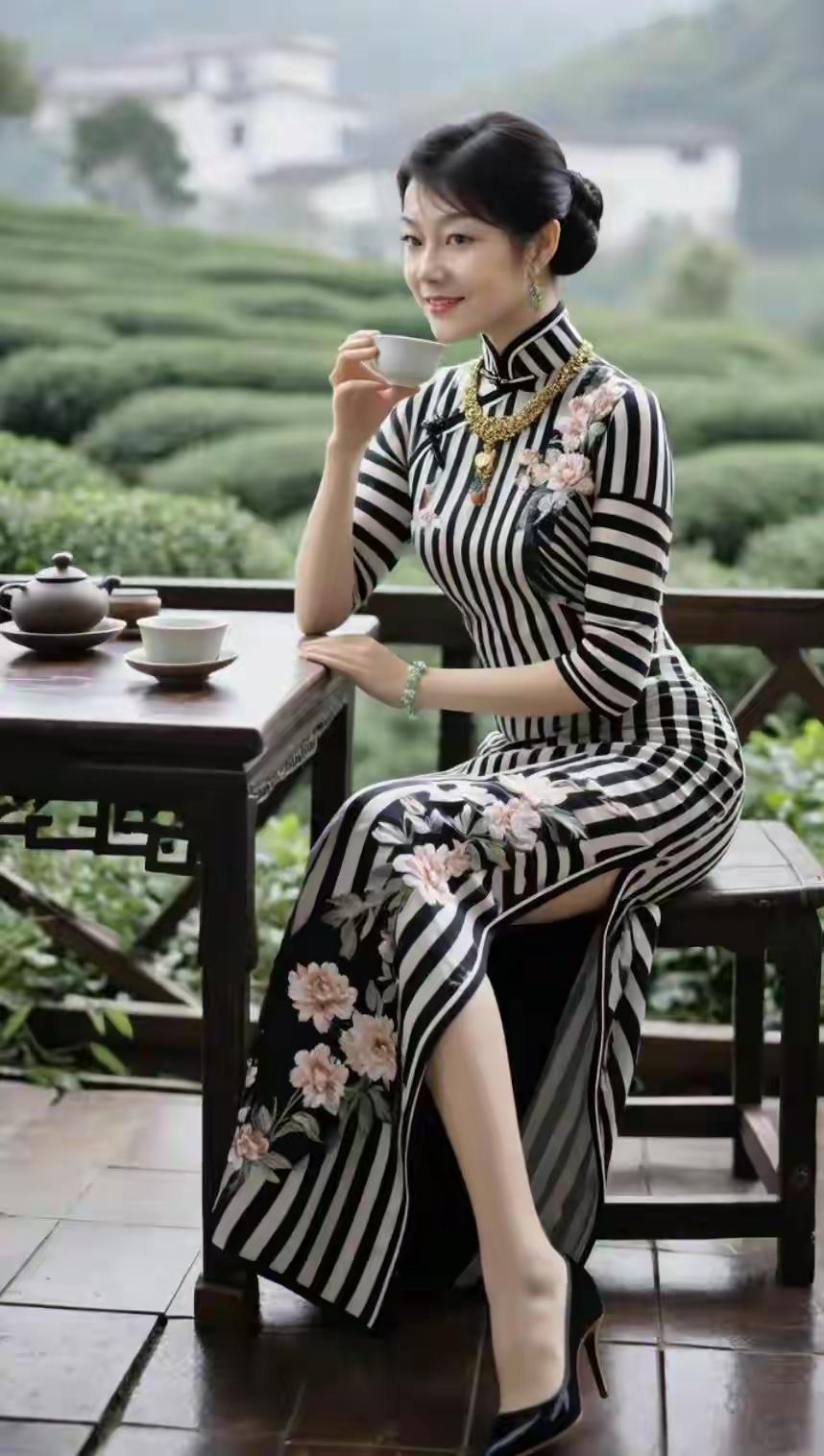 对联
上联：喝茶身材好；
下联：[作揖][作揖][作揖]。