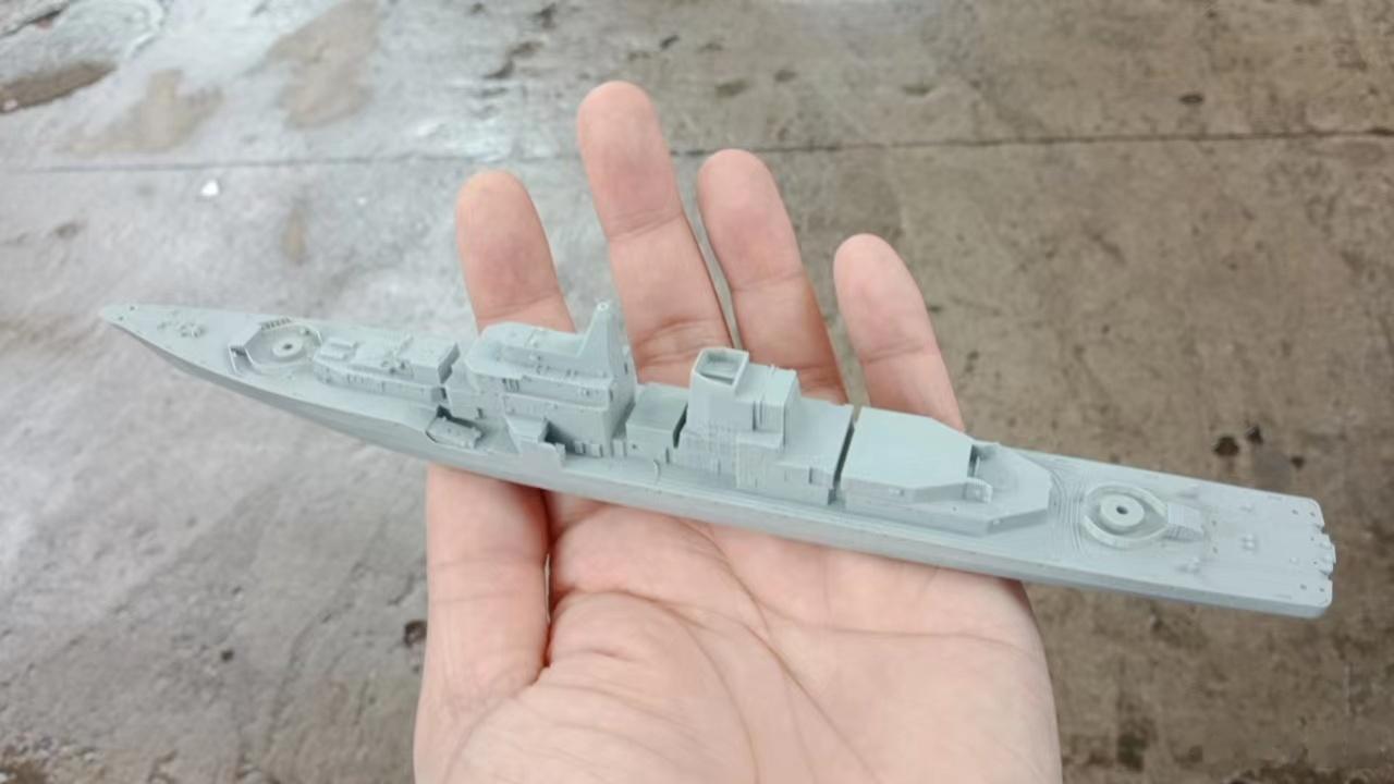 惊闻钢盾模型要出1/700比例956E现代级树脂套件，改装前状态、水线版本，终于