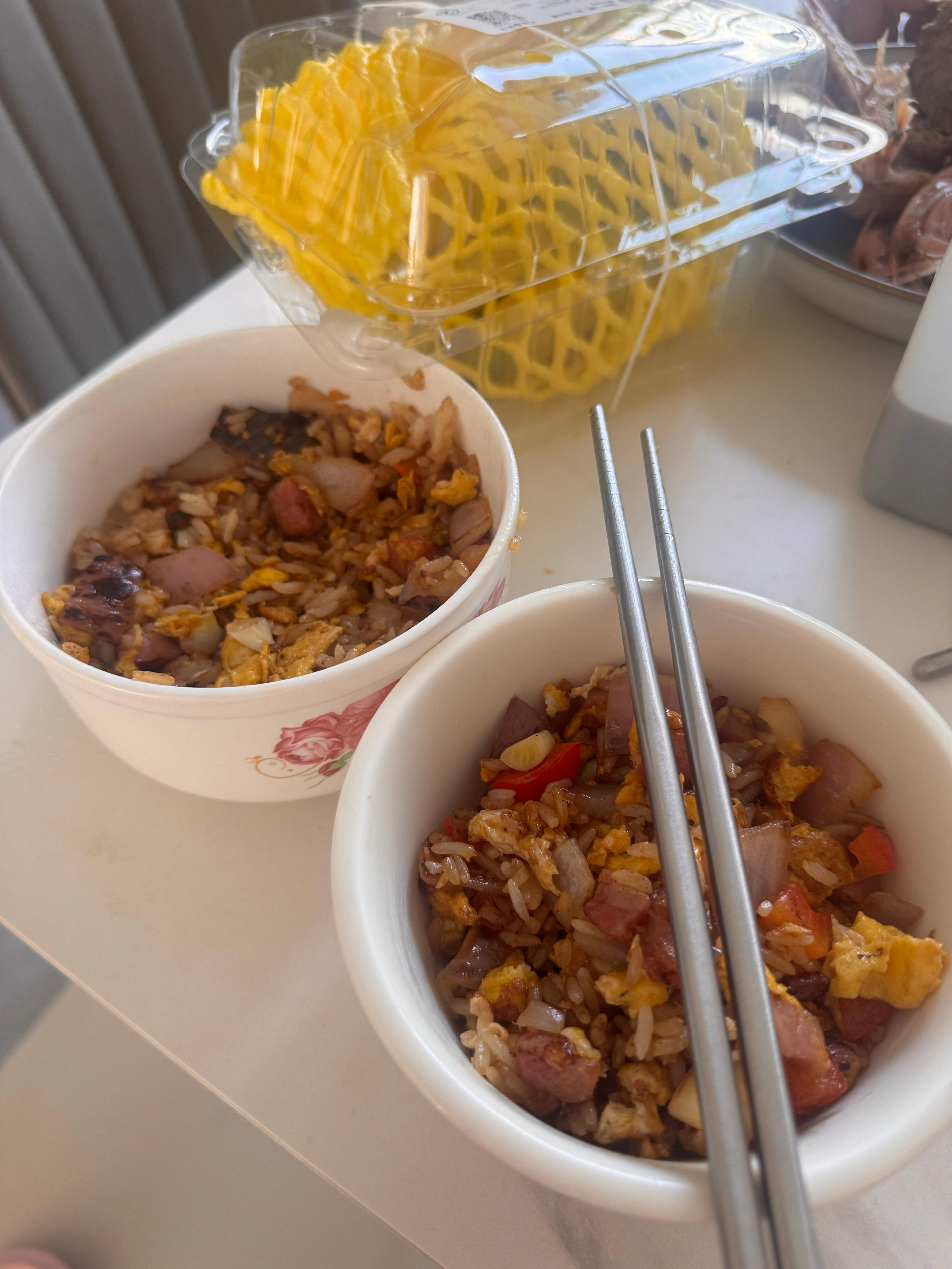 我爸做的炒饭巨好吃… 