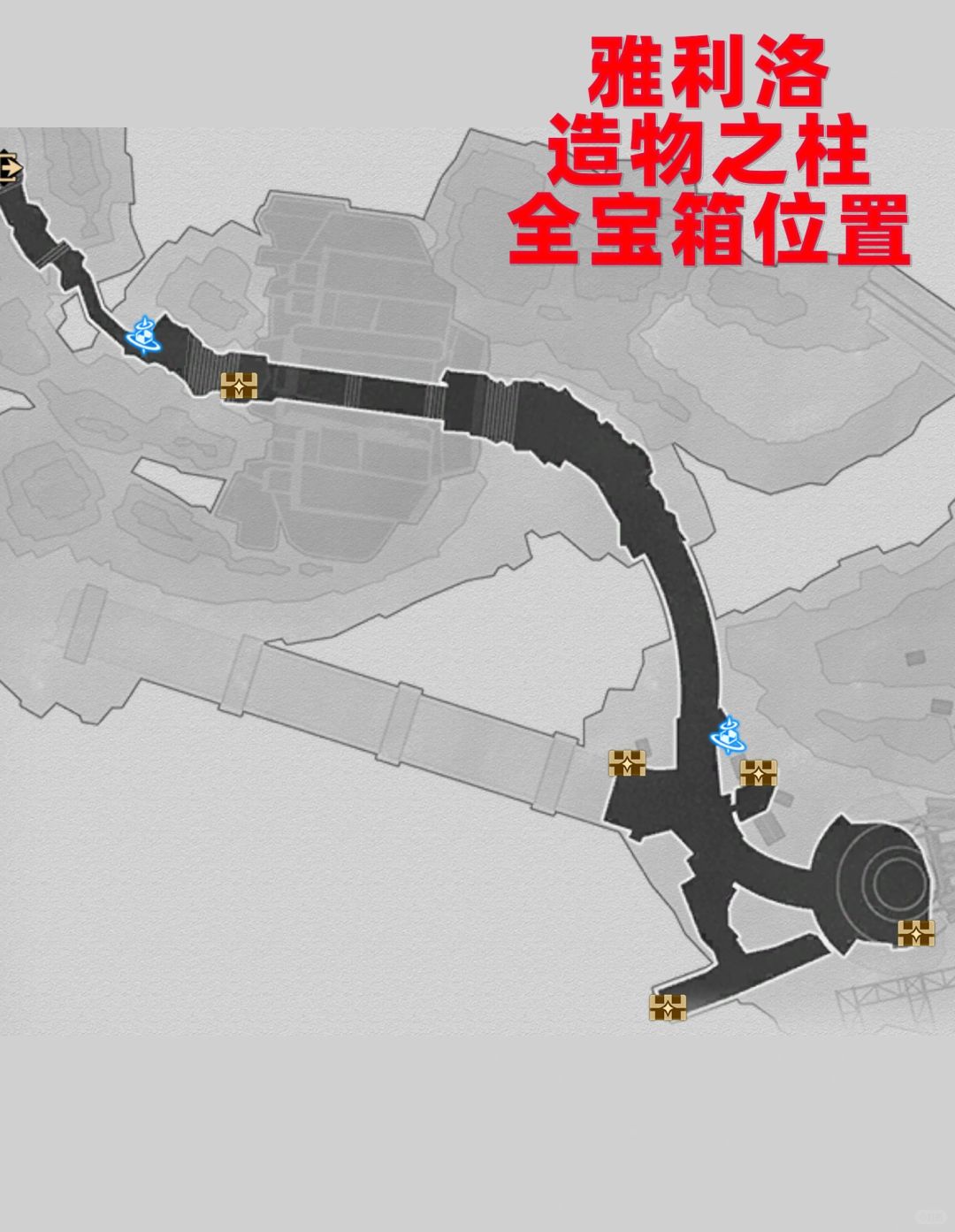 星穹铁道1.4｜6个新地图以太战线全宝箱位置
