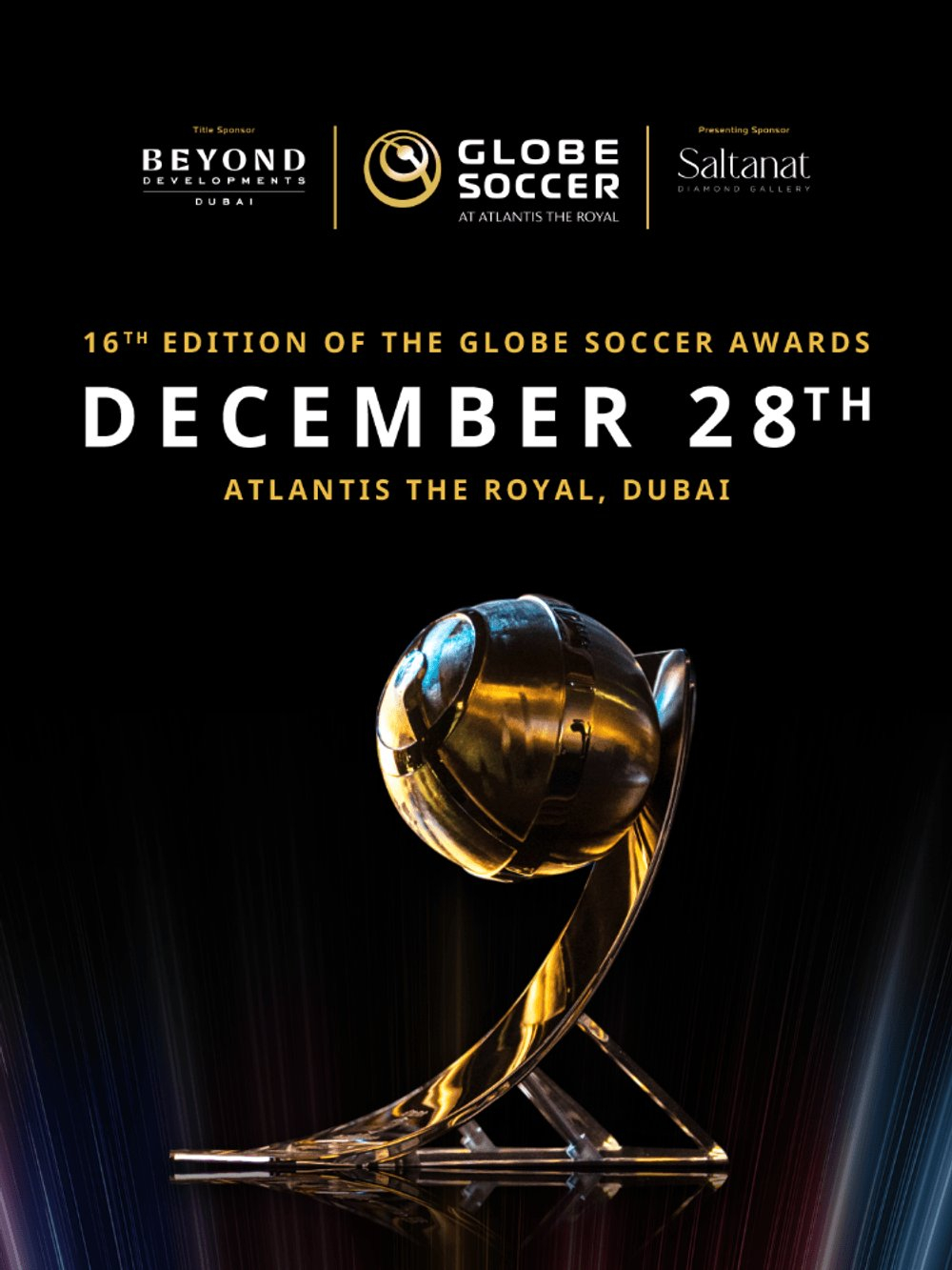 2010 年在迪拜创立的环球足球奖（Globe Soccer Awards ）公