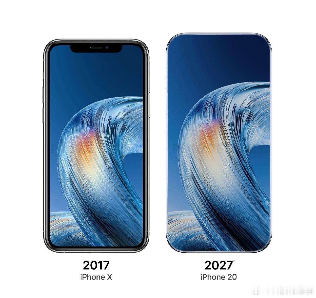 曝iPhone20搭载无开孔真全面屏话说几年前就说无开孔，结果呢？我反正是不相信