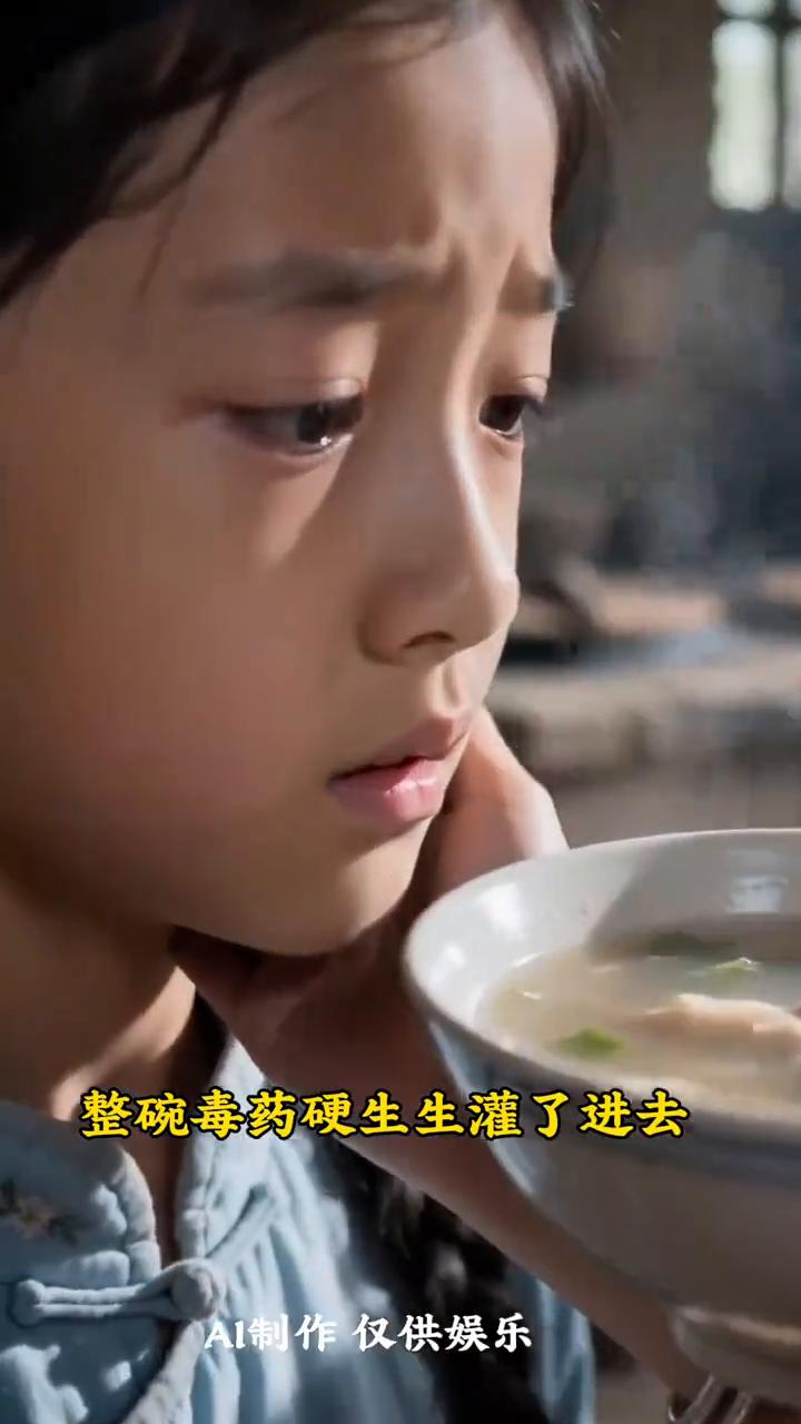 善缘如鲤。
父亲把一包砒霜倒进汤碗端到女孩面前，女孩刚要张嘴，旁边的继母突然伸手