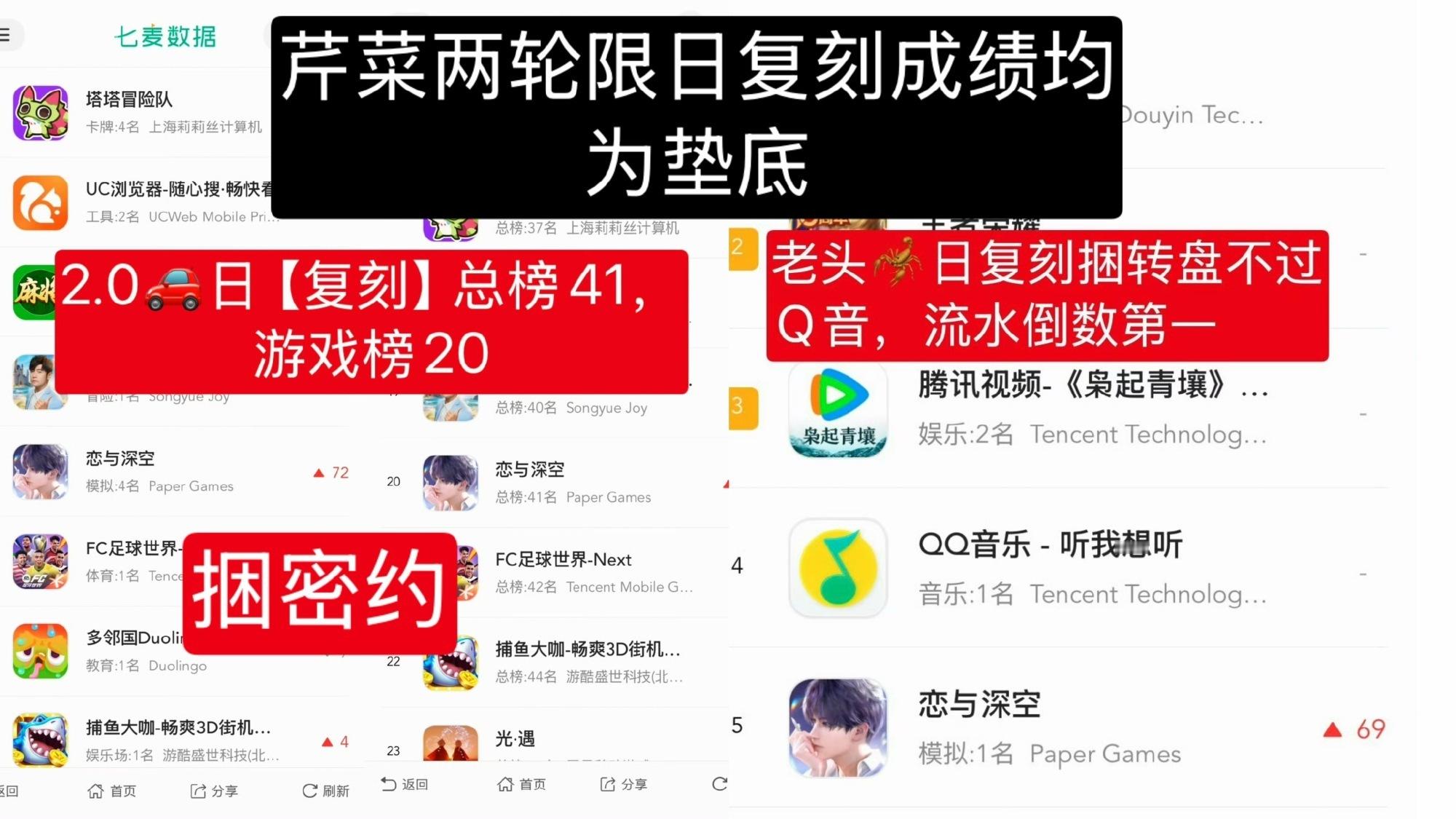 恋与深空 我们奏彻想吹谷子却被煜帝石展压只能吹掉落结果发现上一个这么吹的是牛牛，