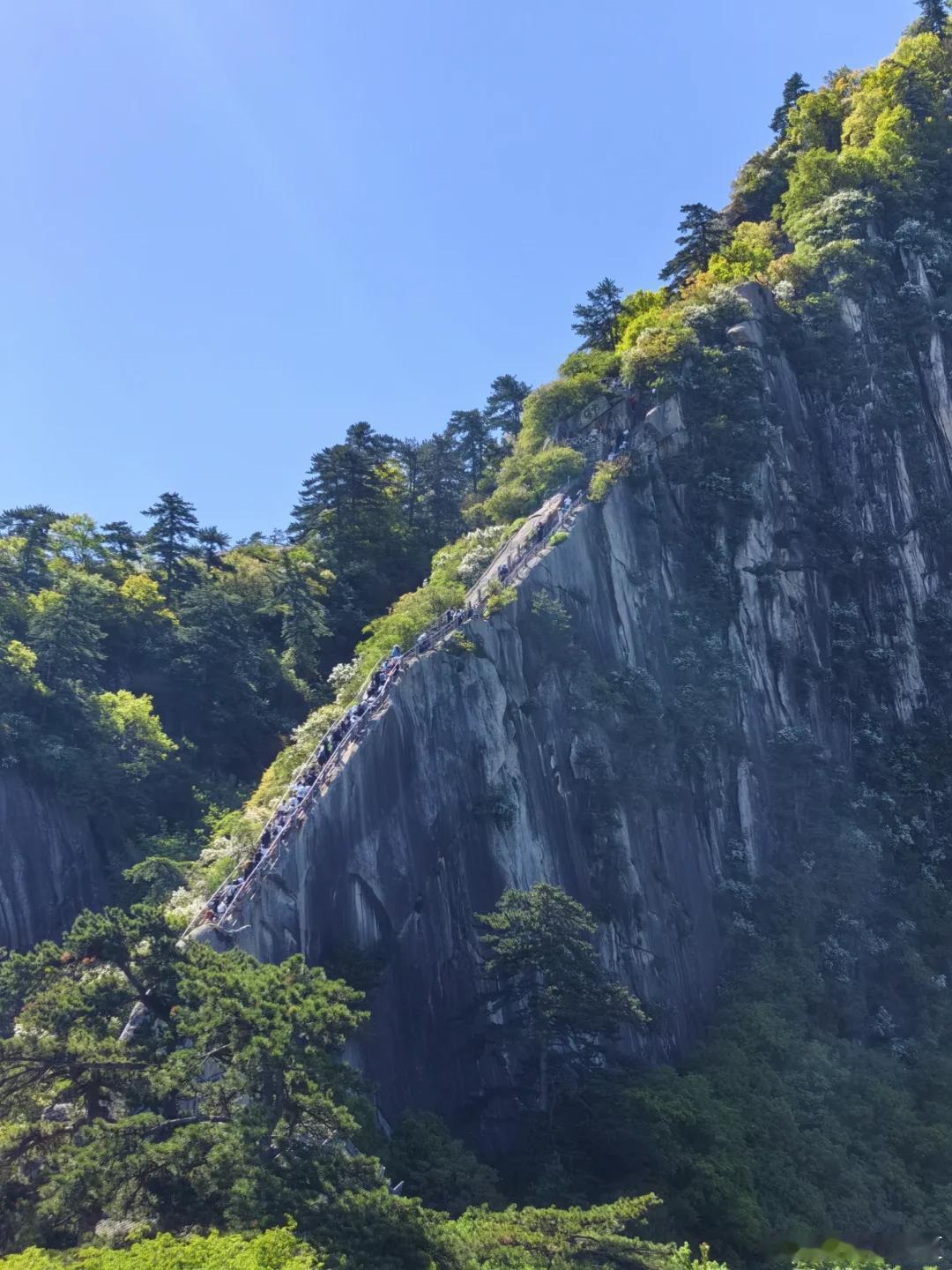 盛夏追光之旅微博旅行ing 西岳华山，以奇险冠绝天下！峭壁千仞直插云天，长空栈道