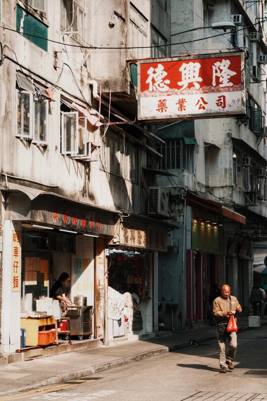 香港摄影｜行走在香港的老街里