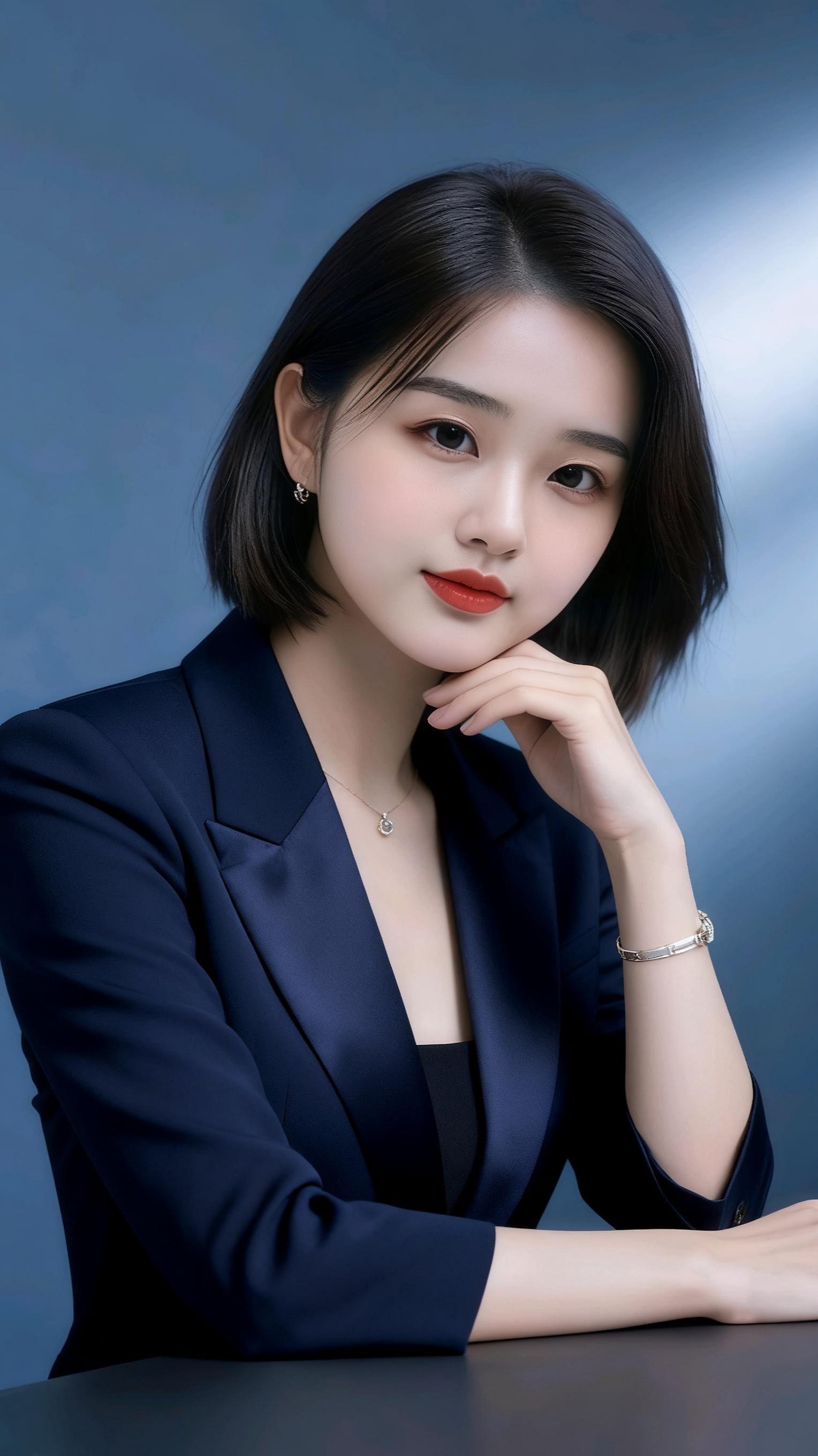 精致职业风 短发小姐姐来了 西装控 女神范 职业装穿搭