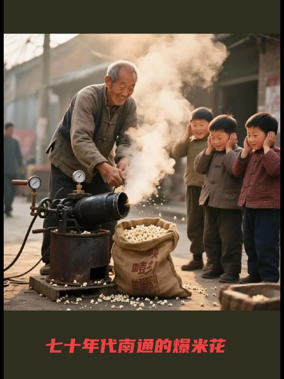 南通的老记忆（三）
        爆花机”在南通老记忆中通常指的是‌老式手摇爆