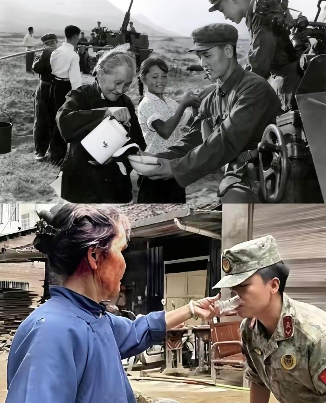 人民军队人民爱，人民军队爱人民，真正的军民鱼水情！[玫瑰][玫瑰][玫瑰] ​​