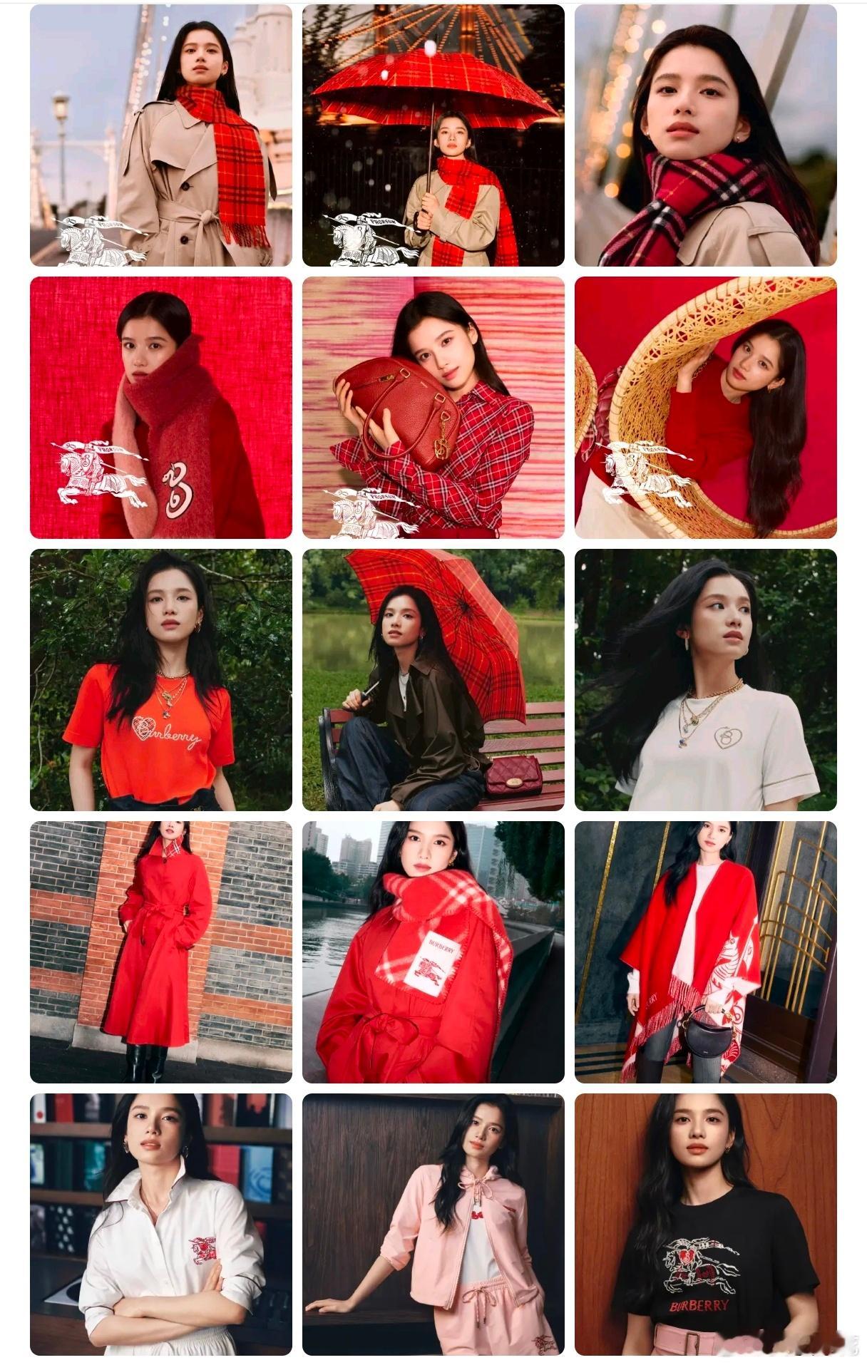 AD Campaigns ：张婧仪   ×   Burberry婧仪的第五支 B