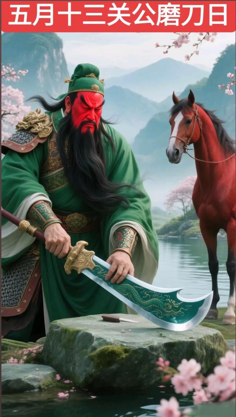 祈雨
6/26/五/十二/晴/早安
明天就是五一三，
关爷磨刀唤雨蘸。
偃月刀锋