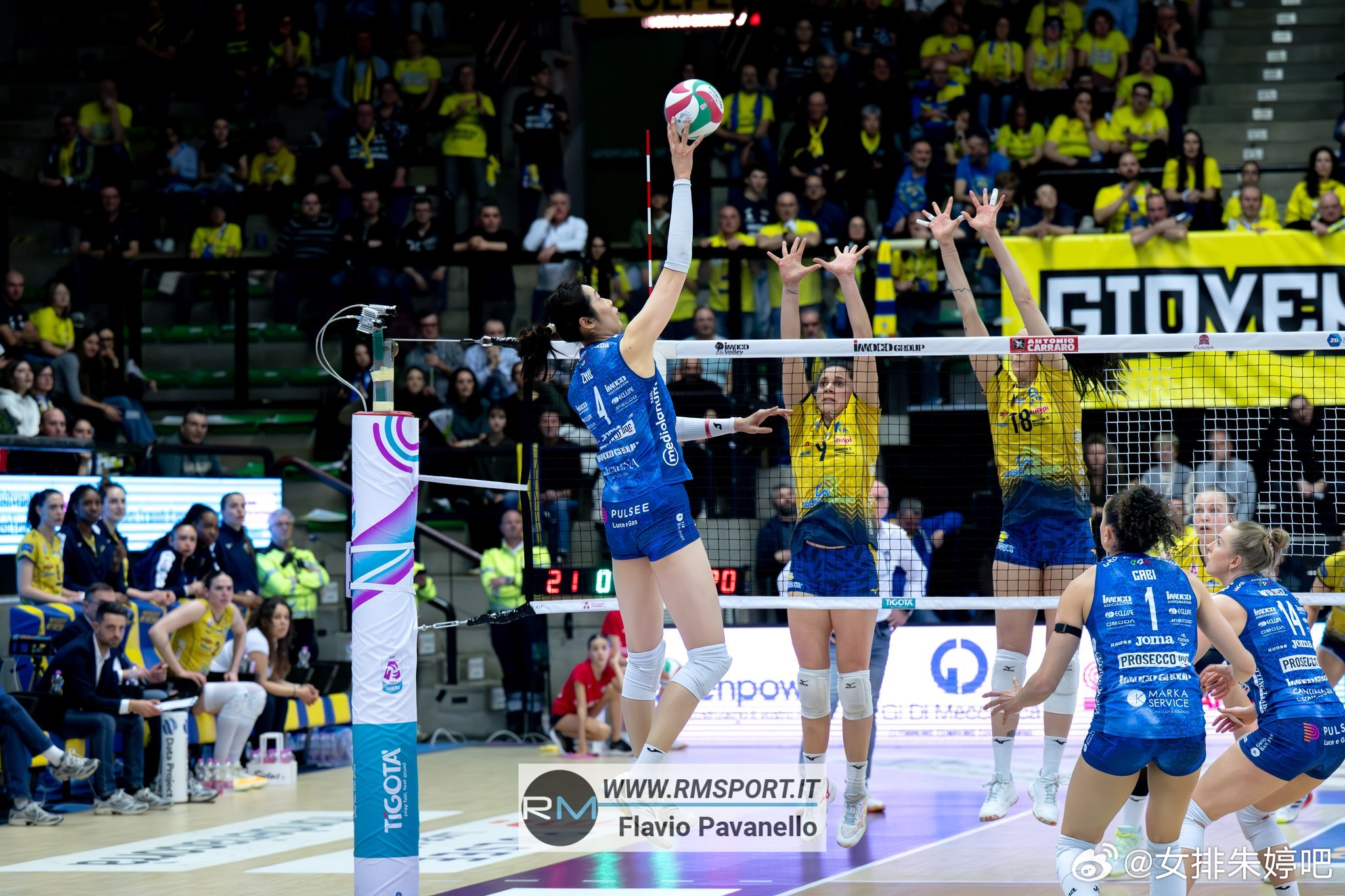 朱婷掌上明朱 一路婷你 【2025-26意甲联赛第1/4决赛】队伍：科内利亚诺 