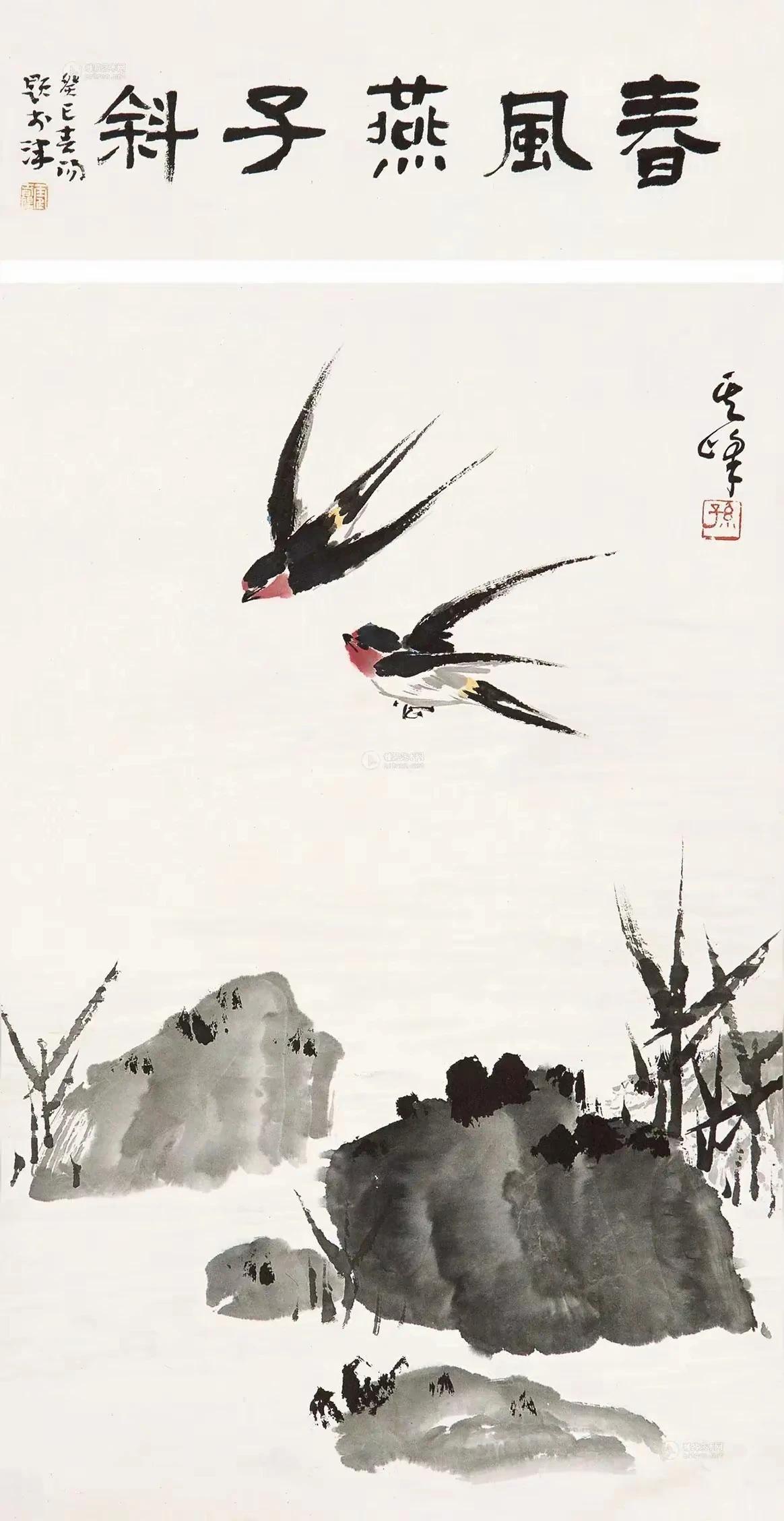 上联“梁上燕语传春讯”，
下联“飞入寻常百姓家”，
满满的春日韵味和生活烟火气呀