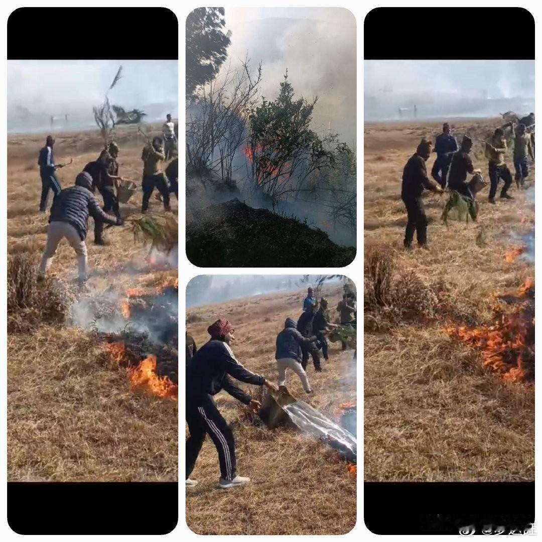 藏南实控线附近的梅楚卡地区突发山火，竟是印军所为
1月14日，藏南实控线附近的的