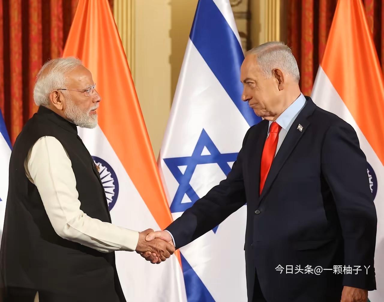 印度总理莫迪在社交平台发文，证实自己与以色列总理内塔尼亚胡通了电话，主要聊了聊当