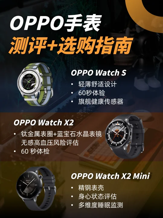 OPPO三款手表深度测评！哪款才是你的挚爱？