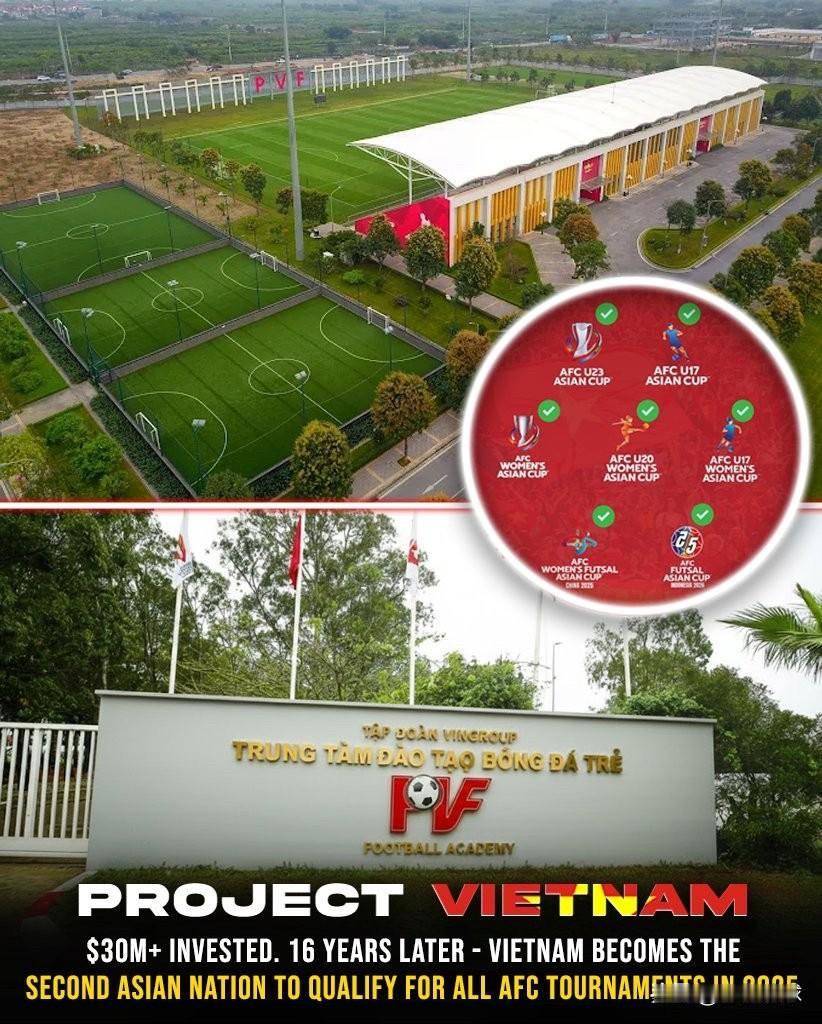 越南足球近年来的崛起轨迹已从“东南亚鱼腩”蜕变为亚洲足坛不可忽视的力量，其青训体
