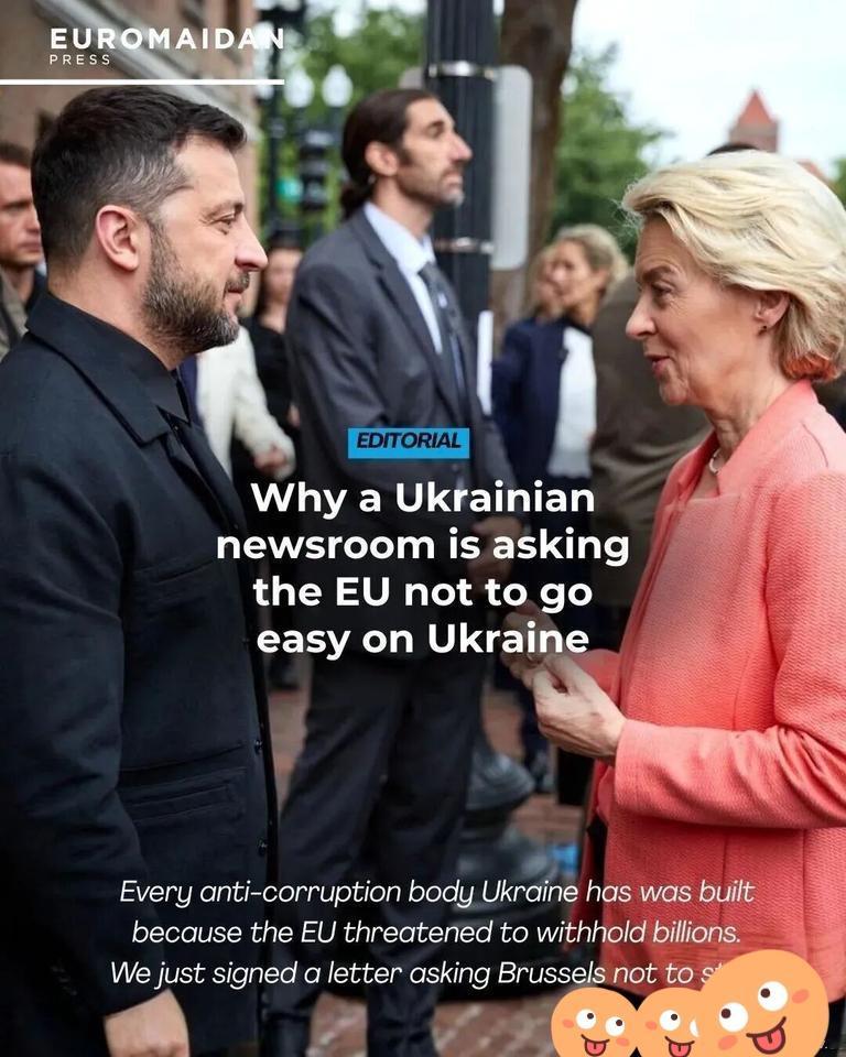 欧洲广场新闻社刚刚签署了一封致欧盟的信函，要求欧盟对乌克兰采取更强硬的立场。该媒
