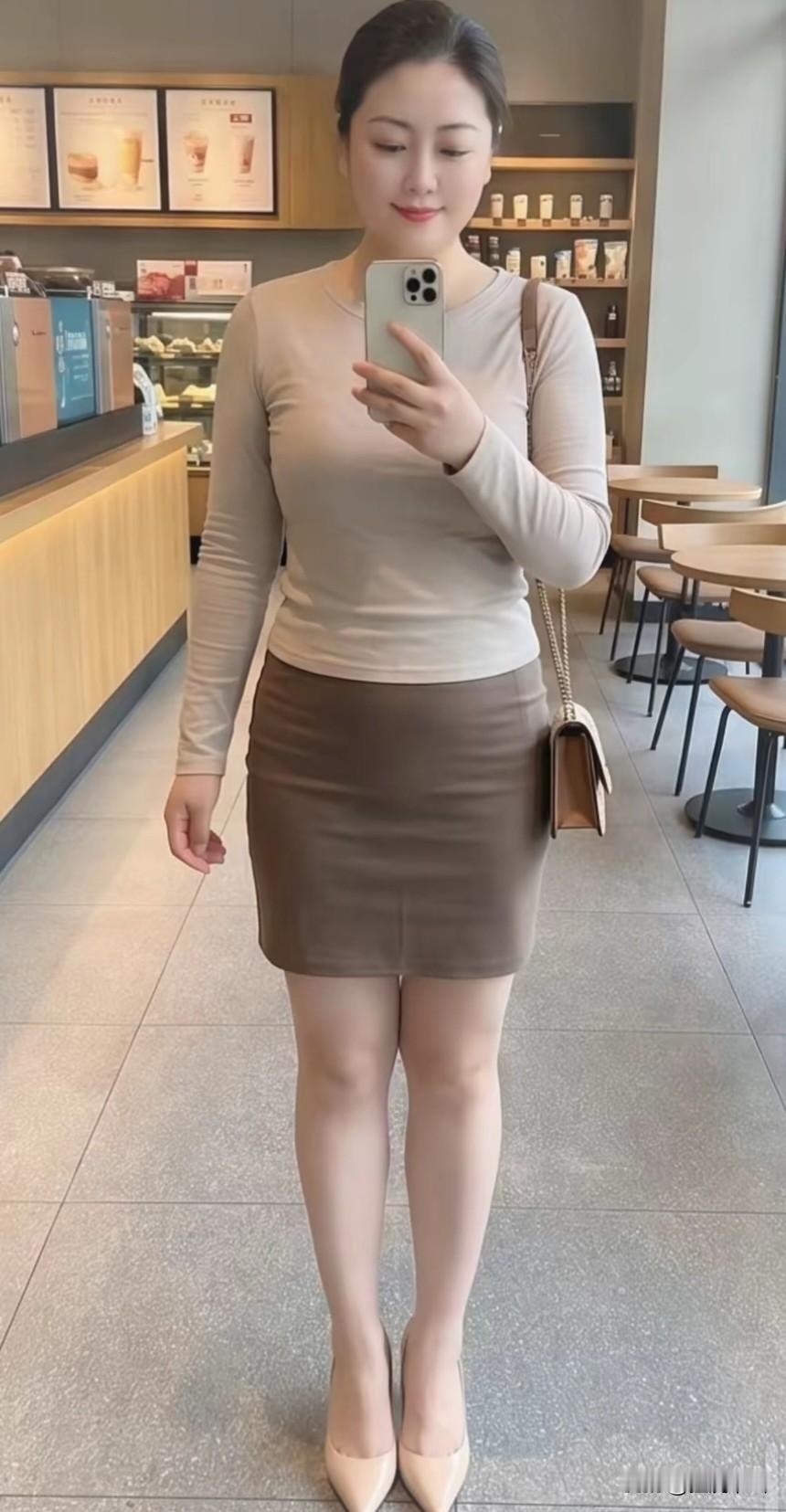 气质美女 成熟女人味 颜值与身材并存