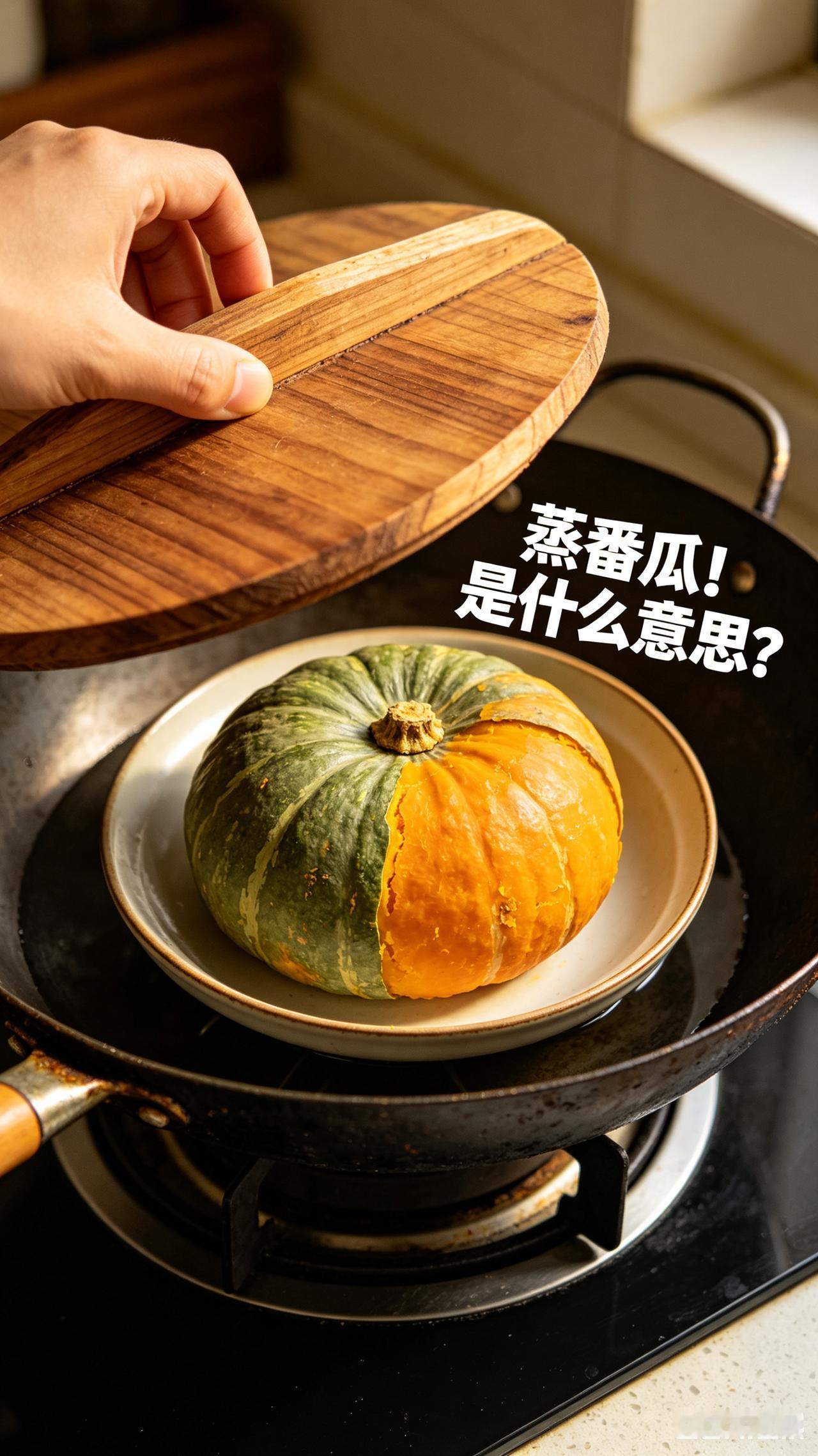 广府人经常调侃评价别人时，会嘣出一个“蒸番瓜”的名词，用“蒸番瓜”这个名词来评价