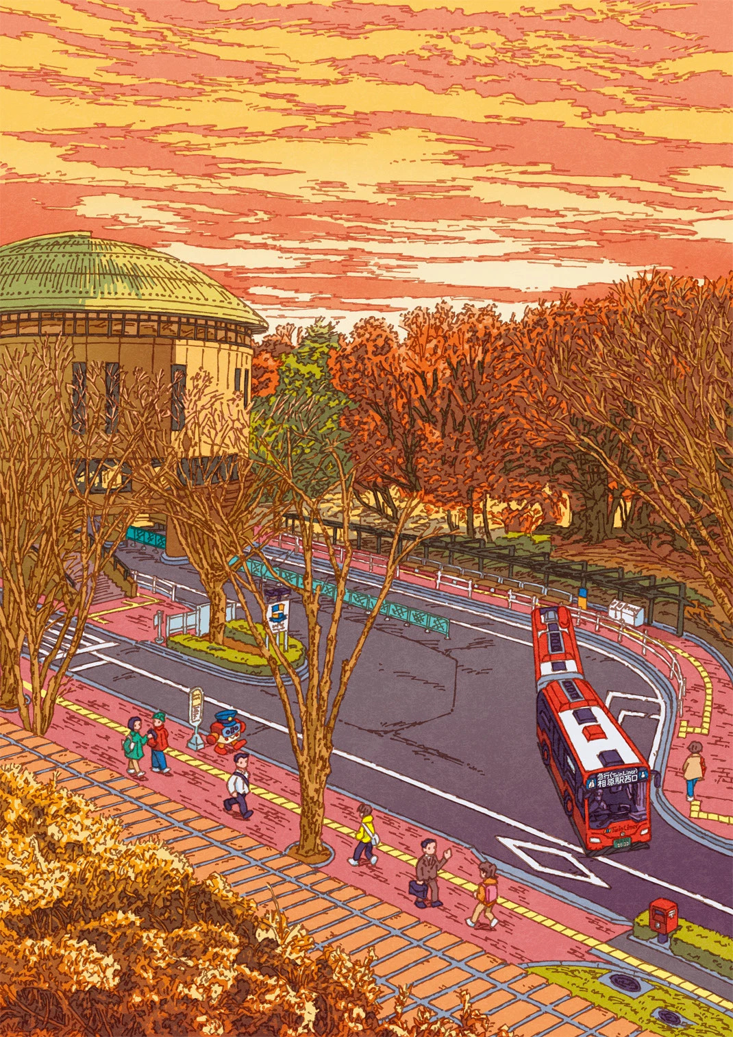 风格清新的插画  |  Shinji Tsuchimochi 