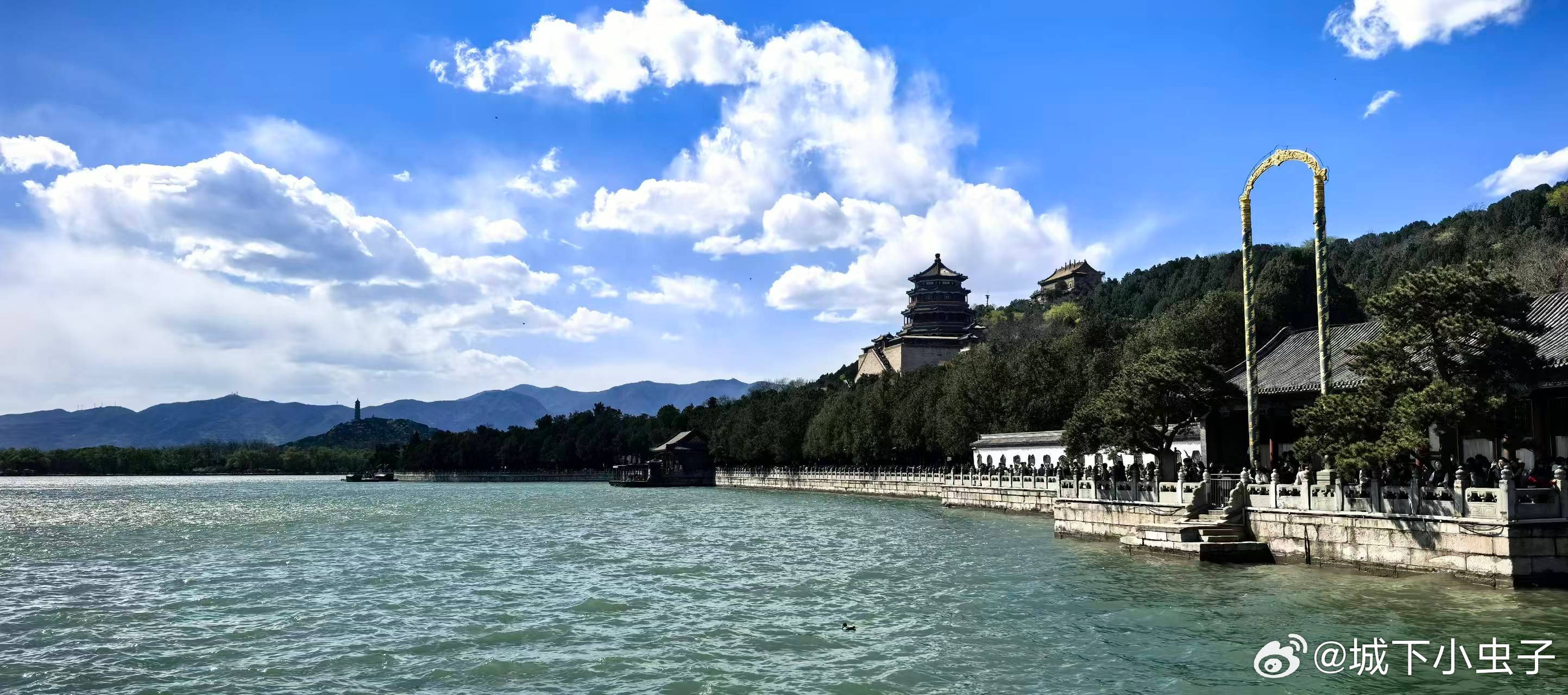 颐和园🌹随手拍 今天就是风有点大！ 