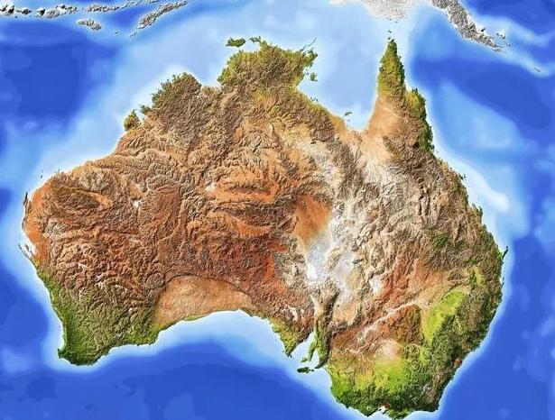 澳大利亚的遗憾：独占整个大陆，却因为太平坦，没有高山，形成不了大型河流。如果有一