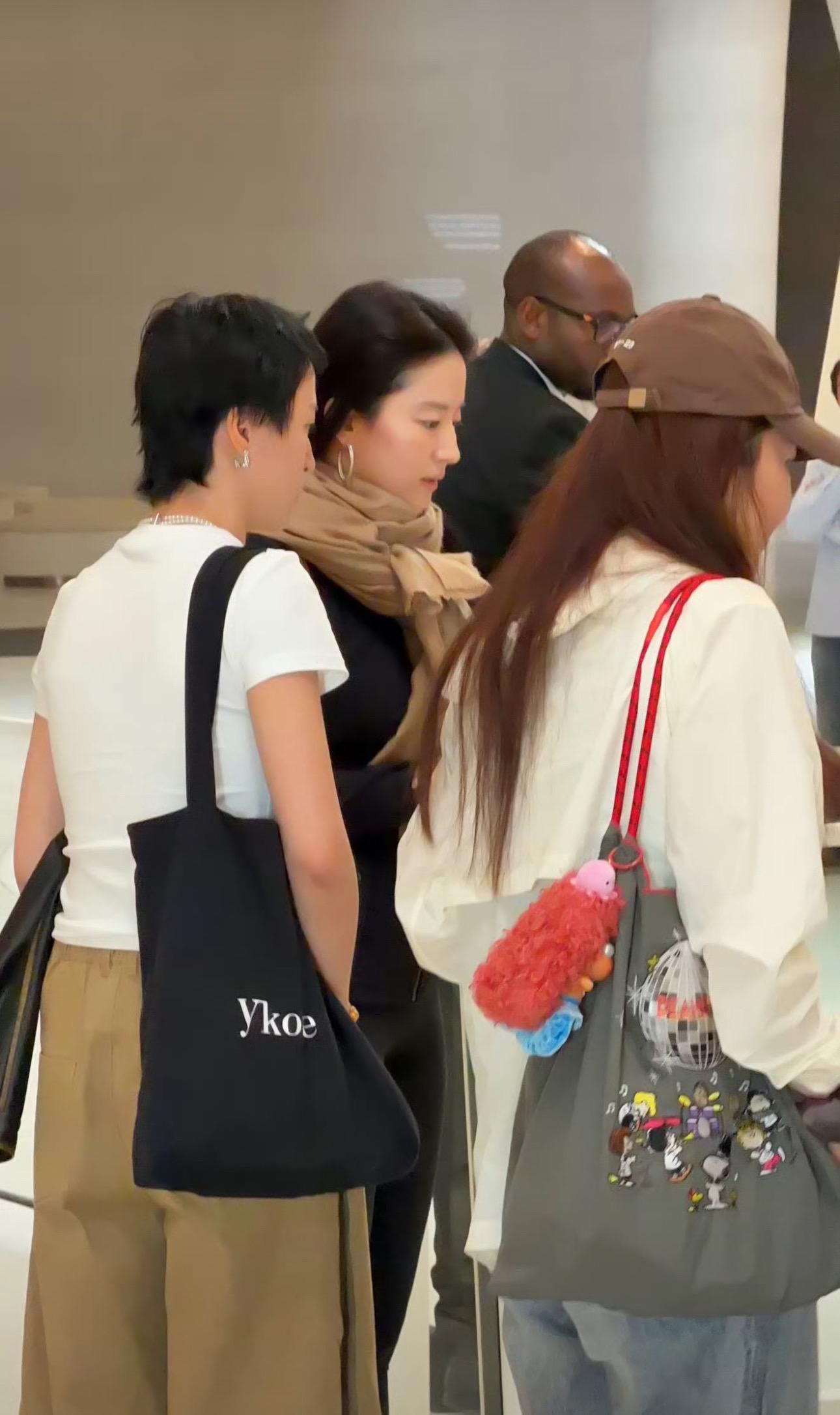 网友阿布扎比偶遇素颜刘亦菲！