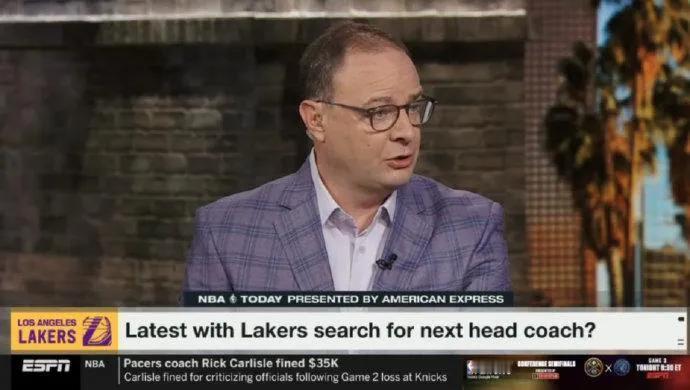 名记解答湖人为何将赫尔利作为新帅第一目标！
woj：“佩林卡想在湖人建立起一套能