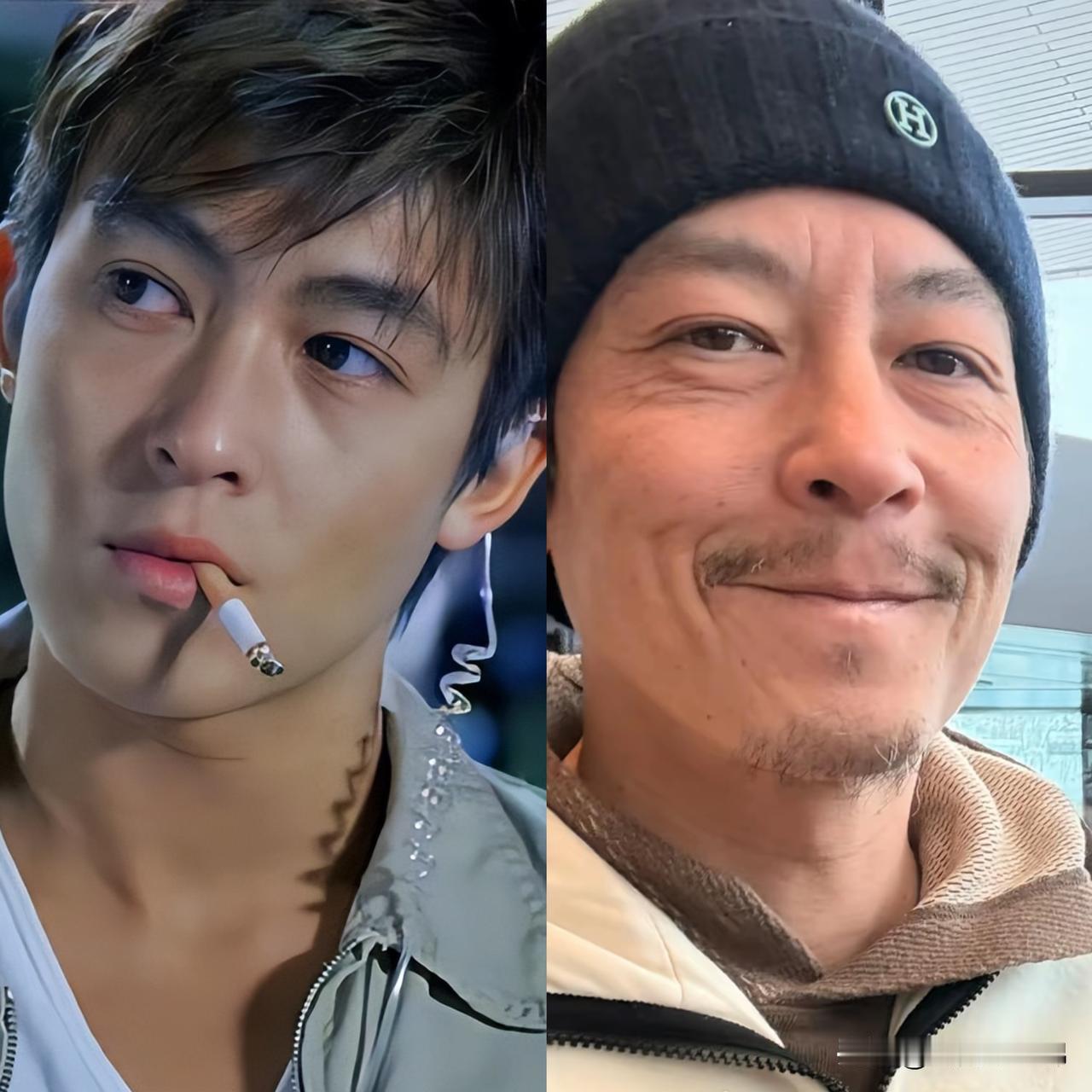 要是你在外面遇到他，你还能认出来他吗？有网友在滑雪场偶遇陈冠希，他满脸皱纹，胡须