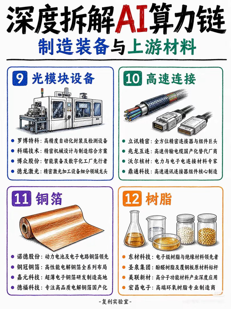 2026 AI算力全产业链全景拆解算力浪潮席卷A股，一文吃透20大细分赛道！为什