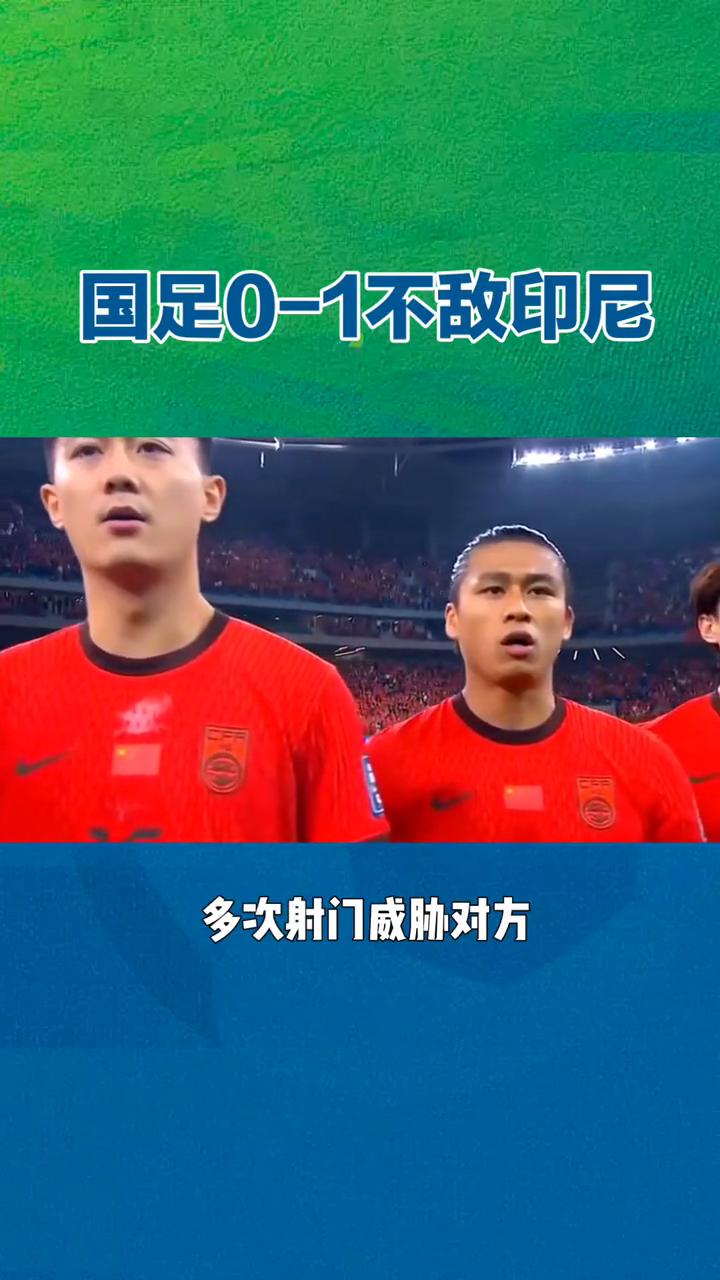国足0-1不敌印尼。
世预赛亚洲区18强赛C组第9轮，国足0比1憾负印尼，无缘世
