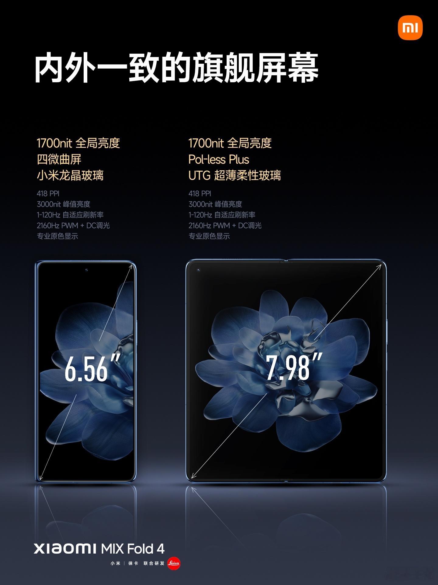 #小米MIXFold4#是轻薄折叠屏，更是满配旗舰机！第三代骁龙8旗舰处理器，带