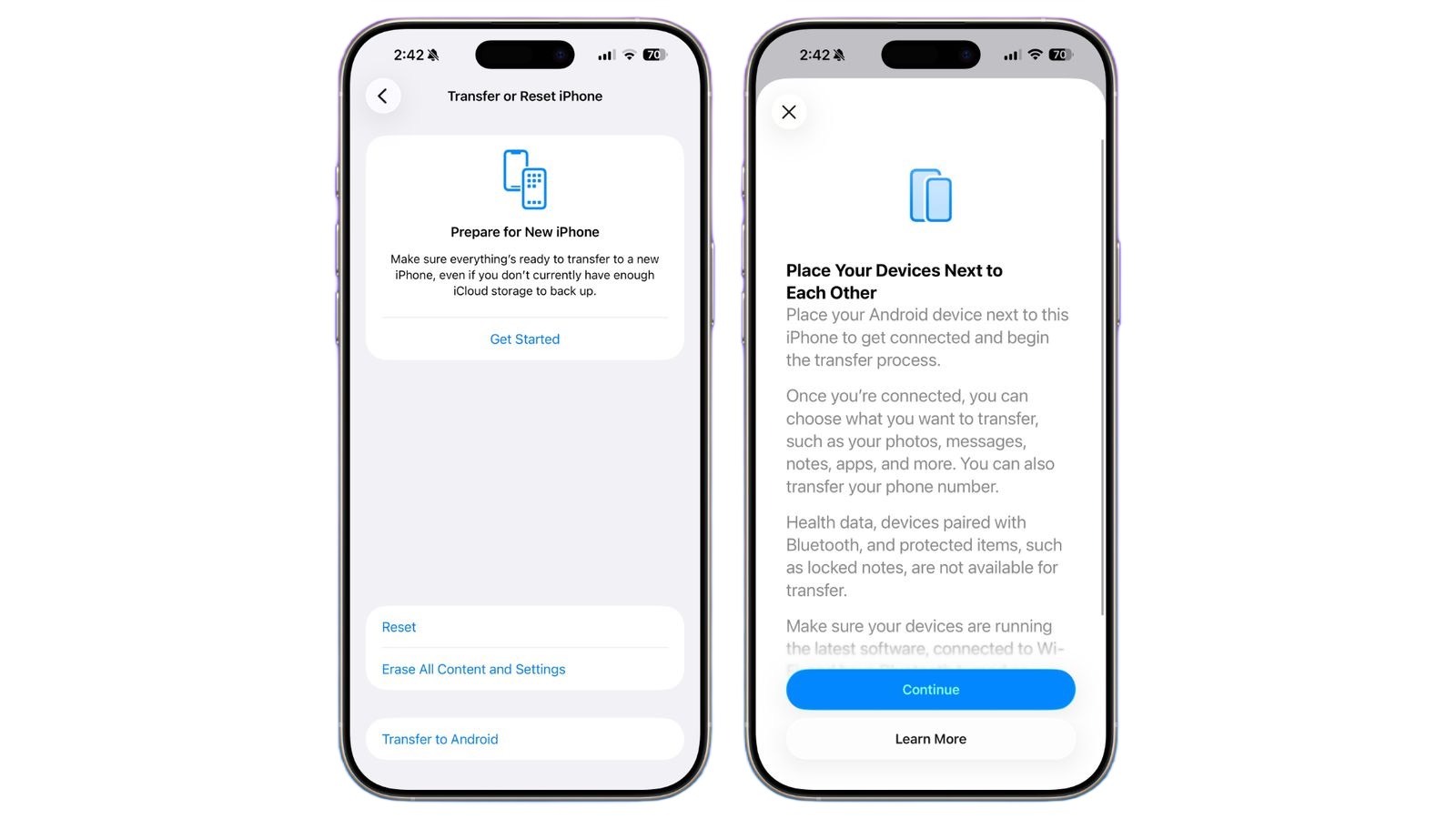 【iOS 26.3 可从 iPhone 切换至 Android 更便捷】iOS 