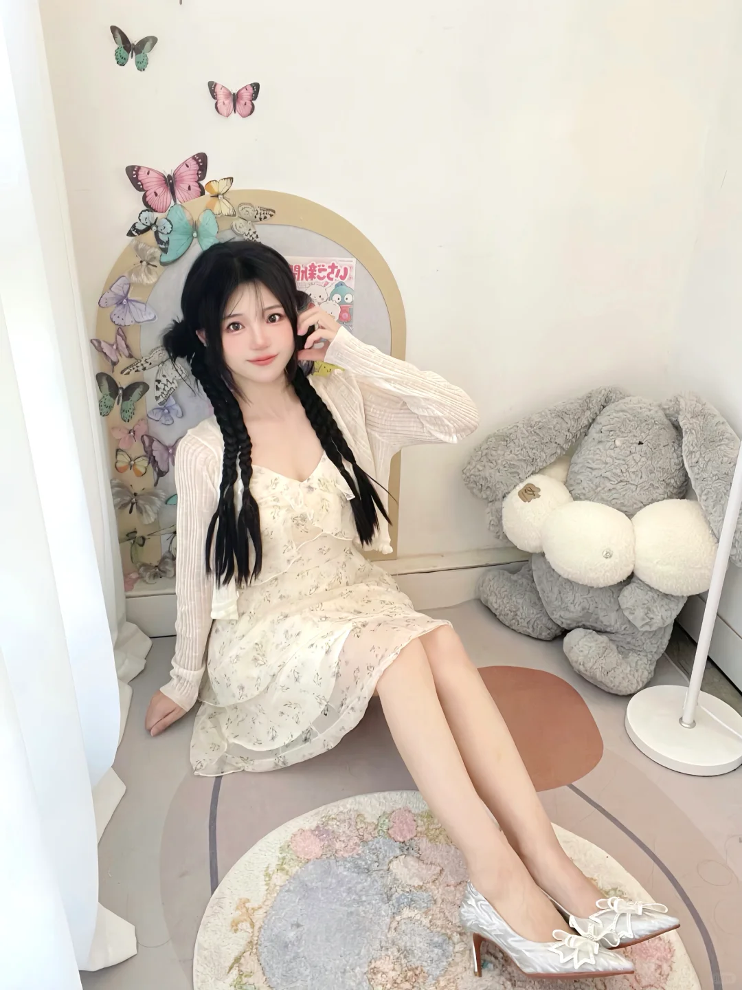 谁说甜妹不会穿高跟鞋៷>ᴗ<៷