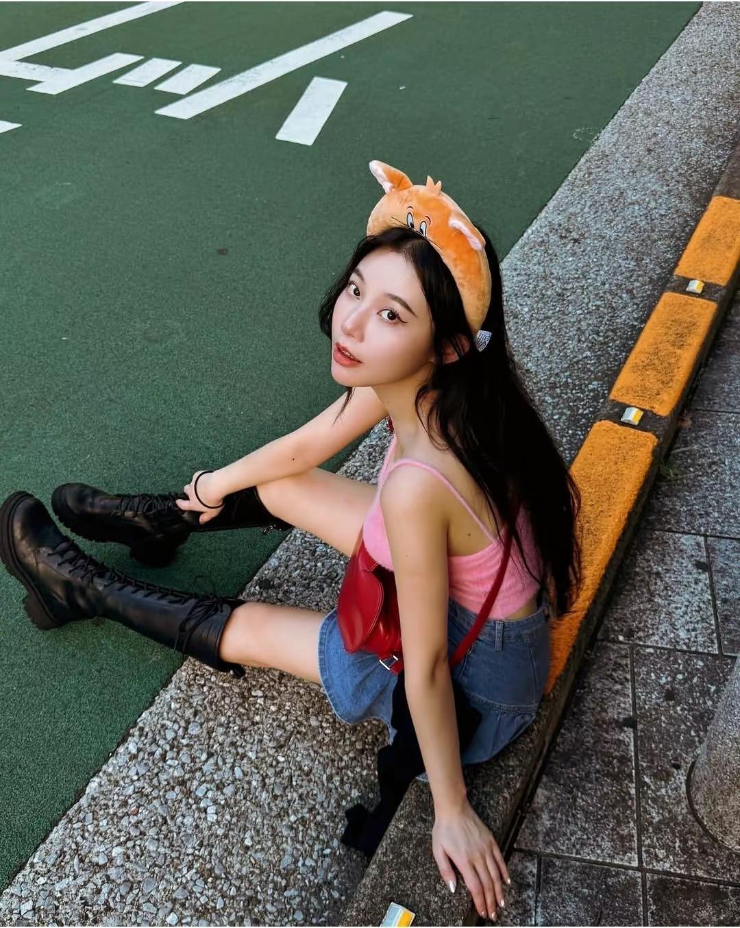 放下执念→轻松潮流辣妹风 吊带休闲穿搭 辣妹ins 顶级辣妹