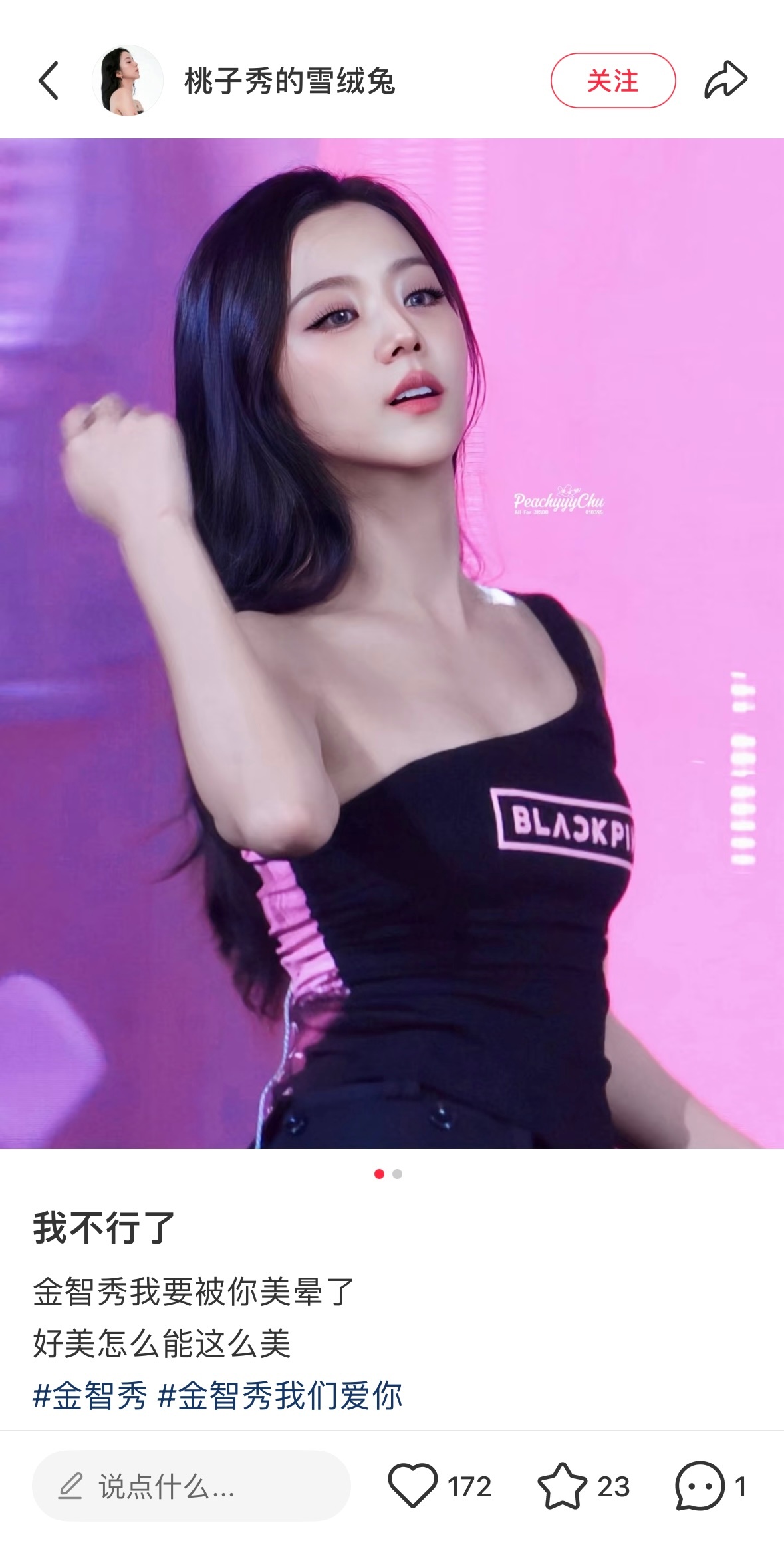 现在再回头看FLOWER这首歌简直太适合金智秀了 这副五官光是看着就已经要被香晕