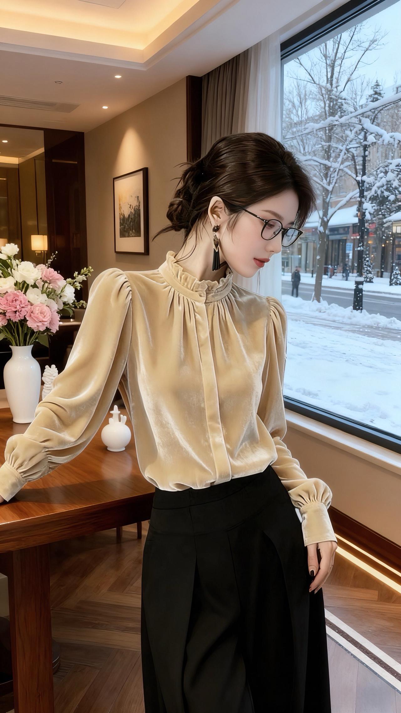 温柔穿搭 小个子穿搭 复古穿搭 轻熟穿搭 冬季搭配