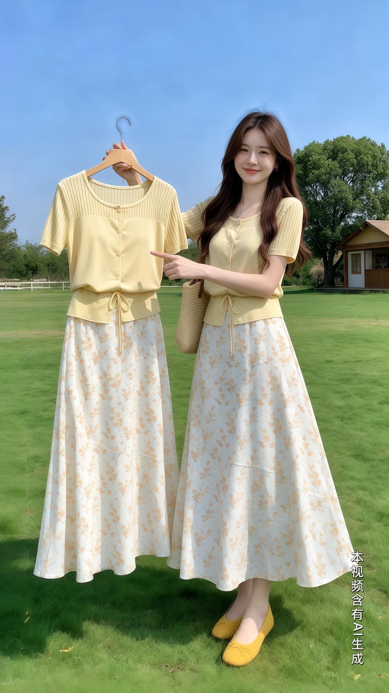 清冷感淡颜系一周穿搭 夏季上衣裙子搭配公式 让配色决定穿搭 夏日万能配...