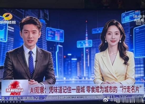 湖南广电用ai播新闻引热议 《新闻女王》剧情成真2026年5月1日起，湖南经视《