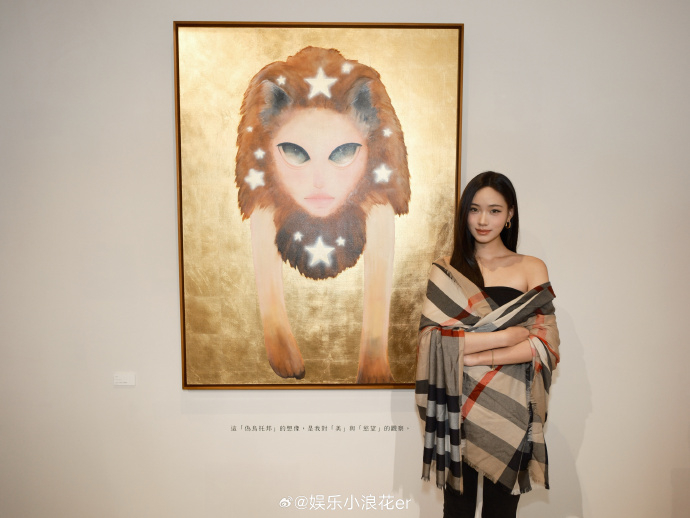 小S二女儿回应画作风格质疑 据台媒，小S徐熙娣二女儿Lily许韶恩首次开个人画展