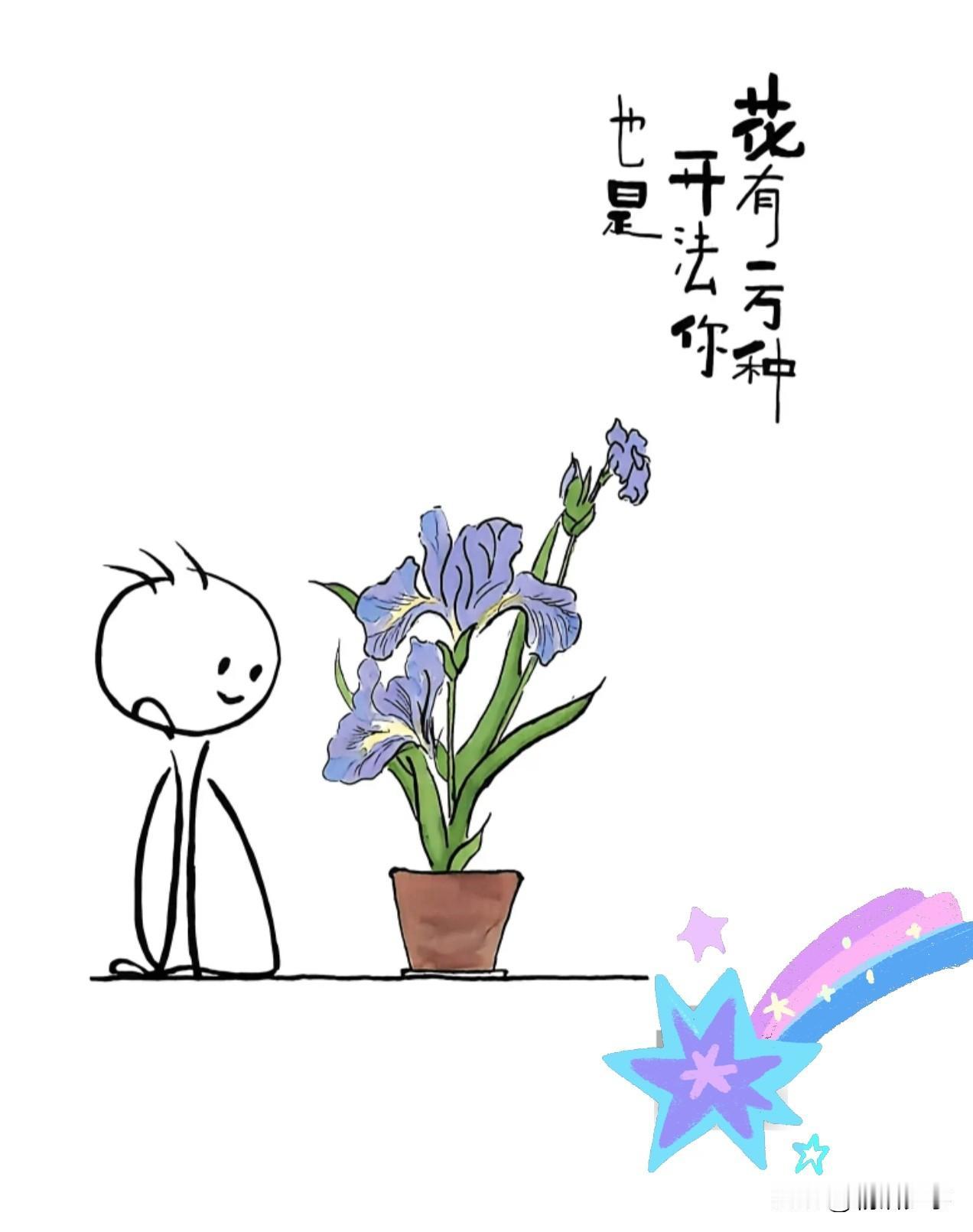 花有一万种开法
人有无数种活法
人生没有标准答案

谁规定人必须按照剧本去生活