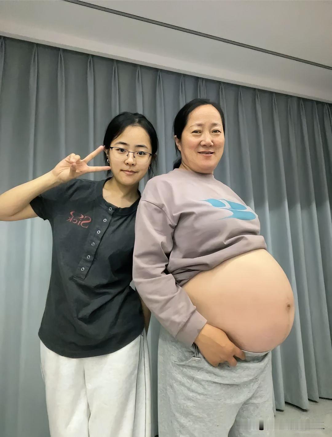 心想事成吧？
勇敢的女士，80年准确的中年高龄产妇，就是为了心中的那个梦想，外加