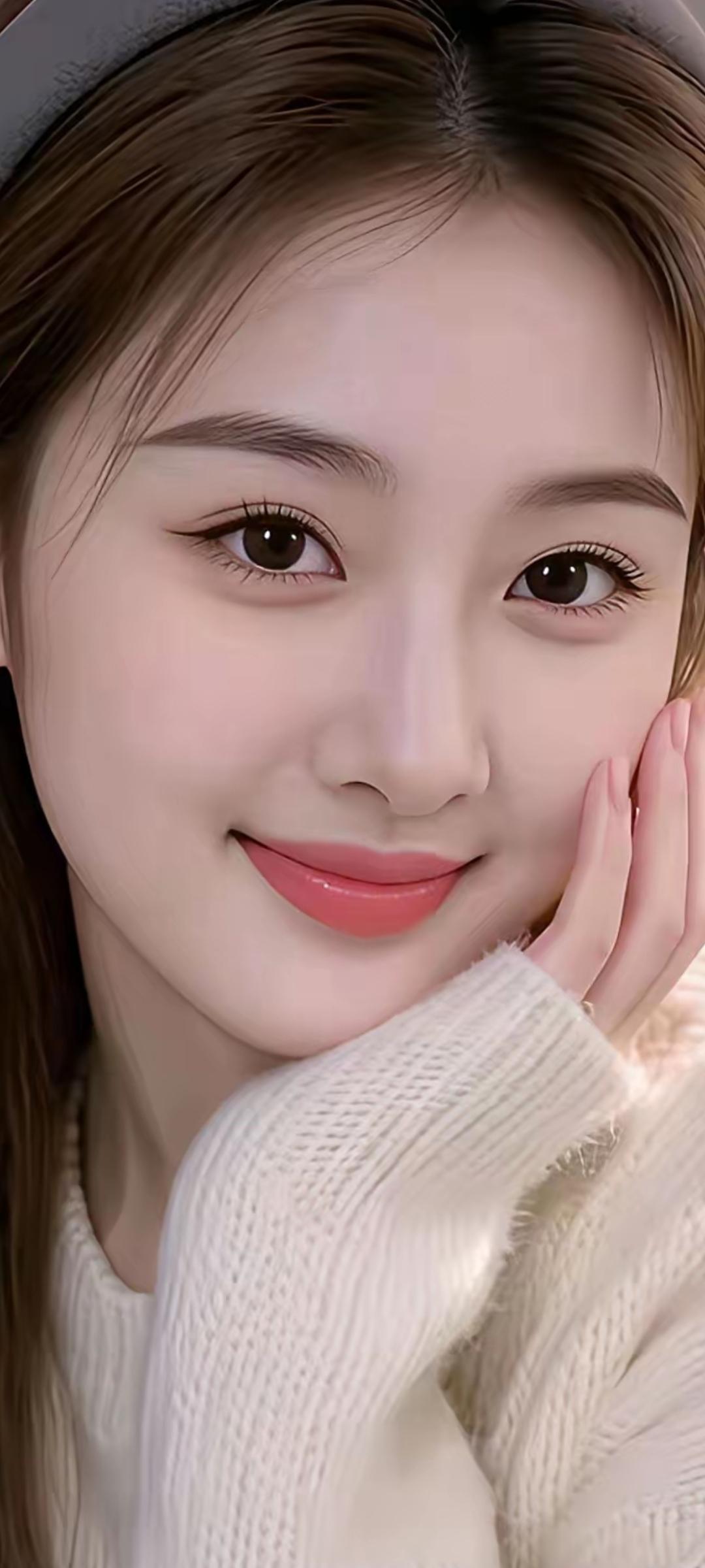 冬日暖阳下的甜美笑容😊