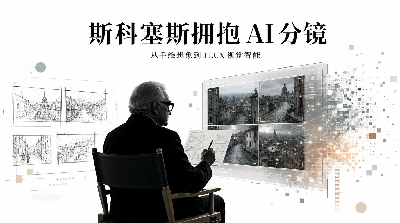 马丁·斯科塞斯加入了 Black Forest Labs 担任顾问，用 FLUX