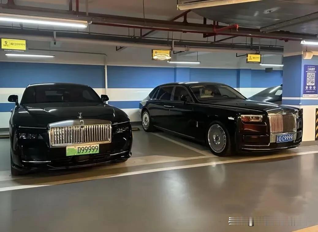 单独看闪灵，闪灵很帅很威风！也没举的绿牌有哪里不好看。但是，一旦和蓝牌的幻影停在