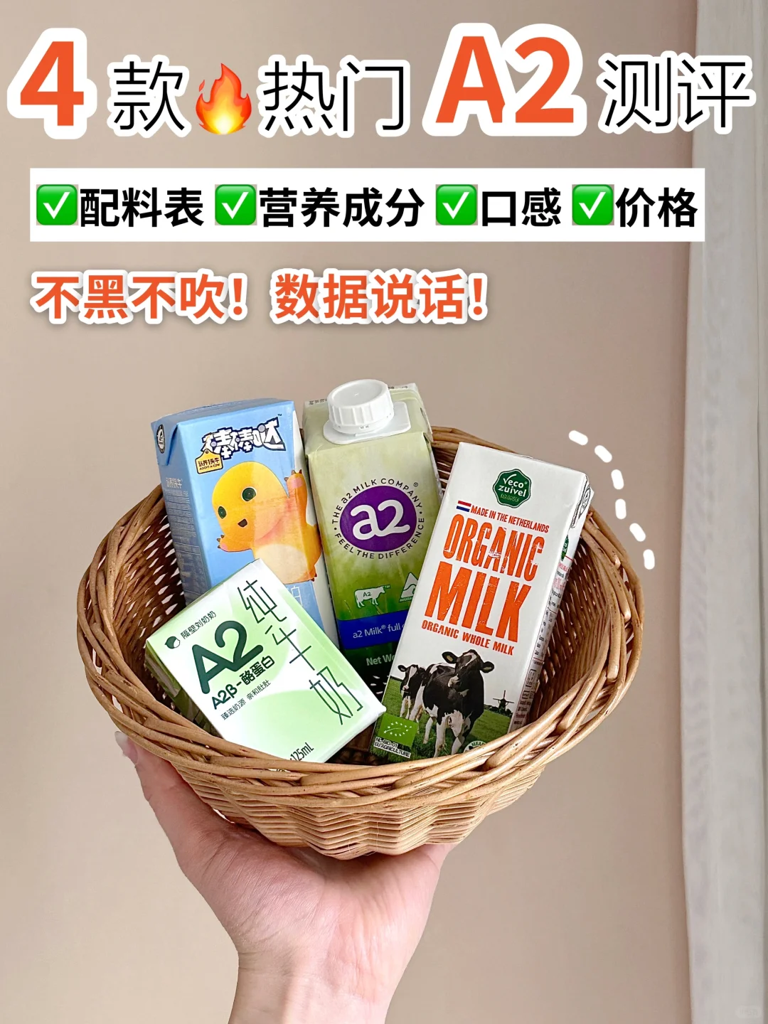 看懂成分再选❗三分钟教你学会怎么选A2奶❗