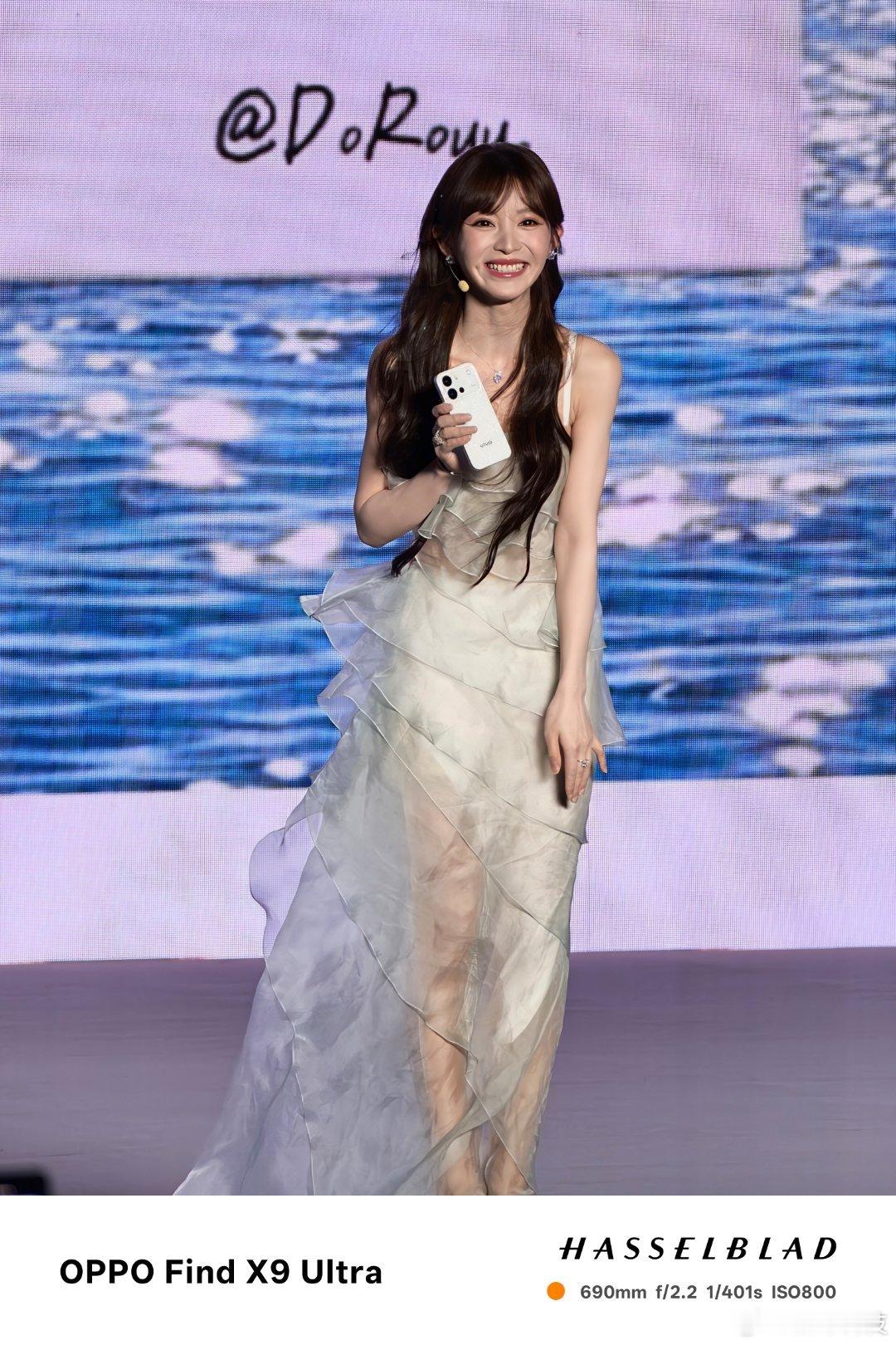 在今天的发布会上，使用OPPOFindX9Ultra+300mm增距镜拍摄的田曦