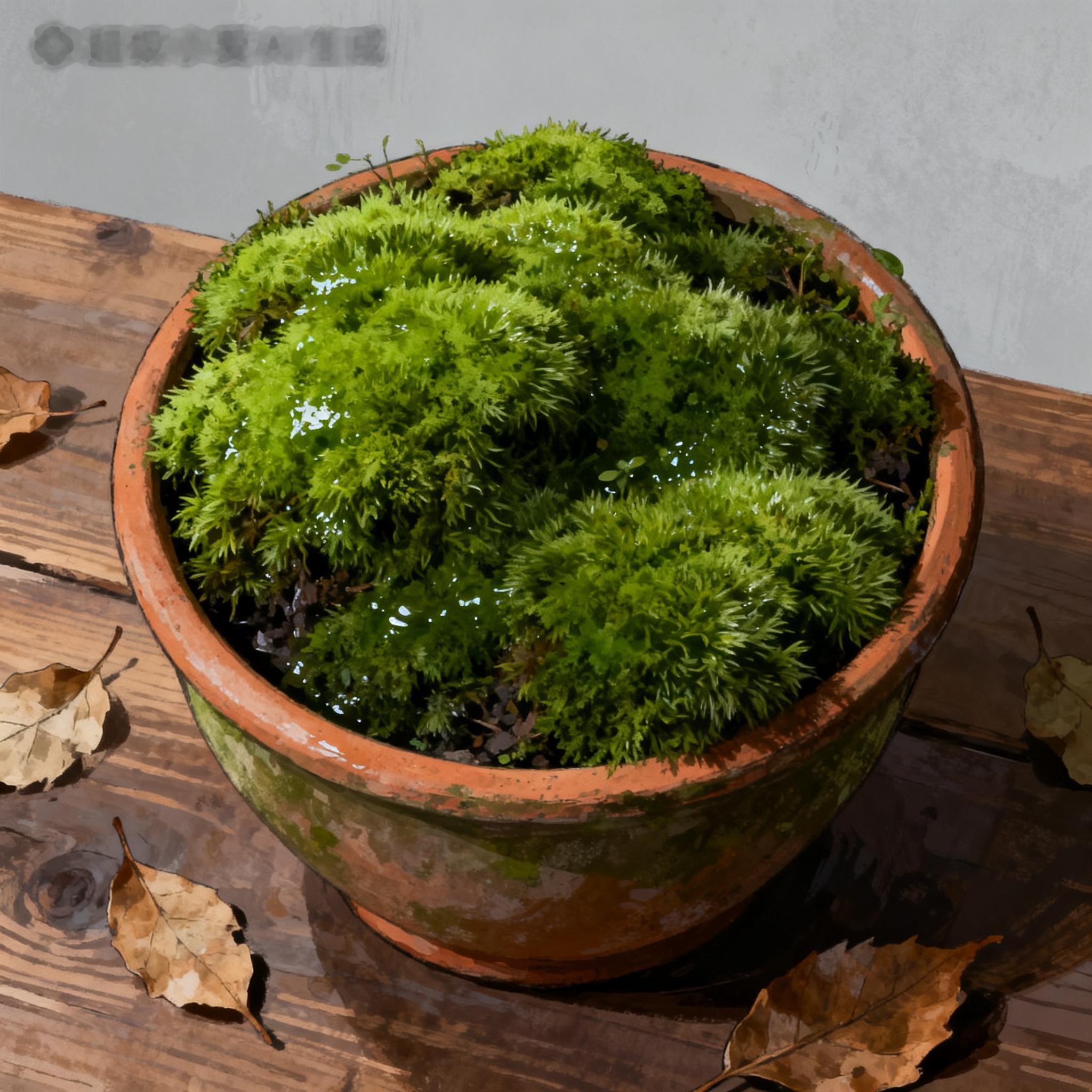 晚安，一缸青苔。 